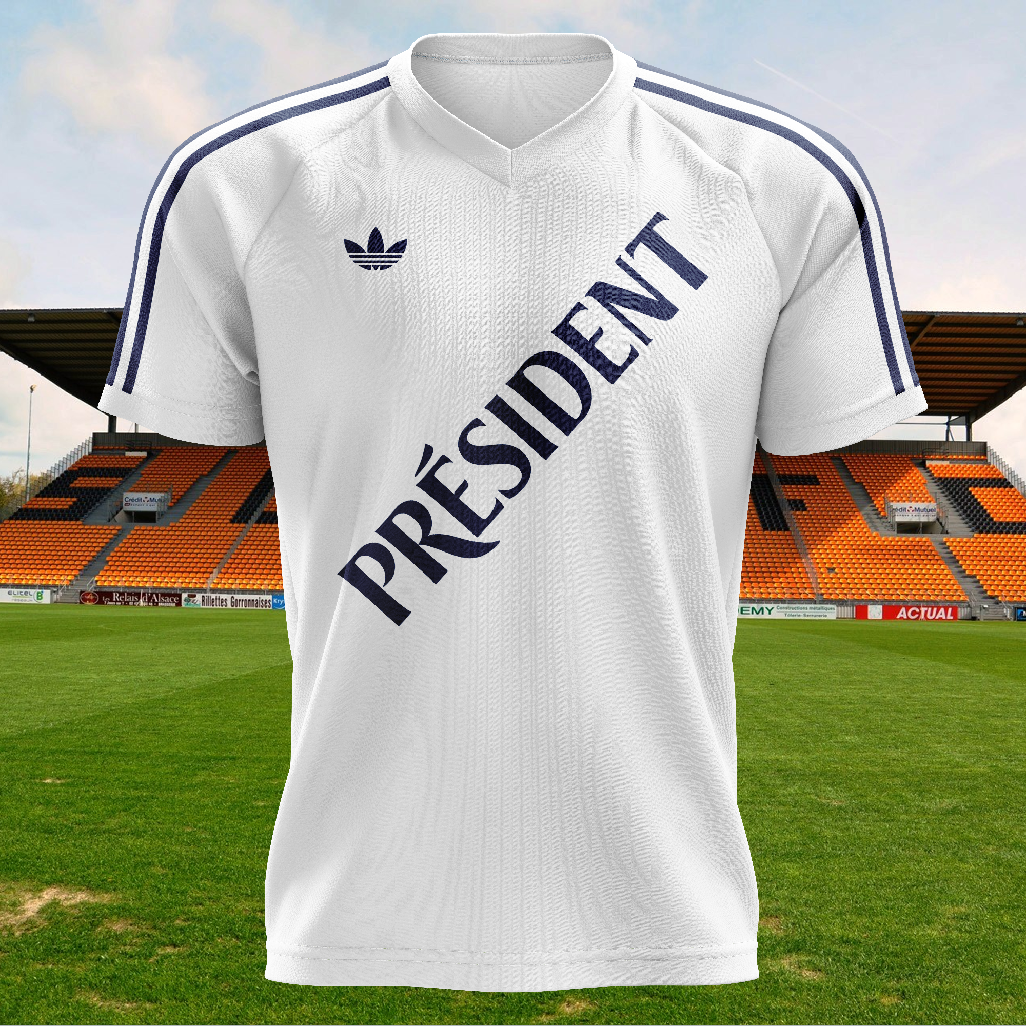 Stade Lavallois Mayenne FC 1980-81 Away Kit Retro Shirt PT65357