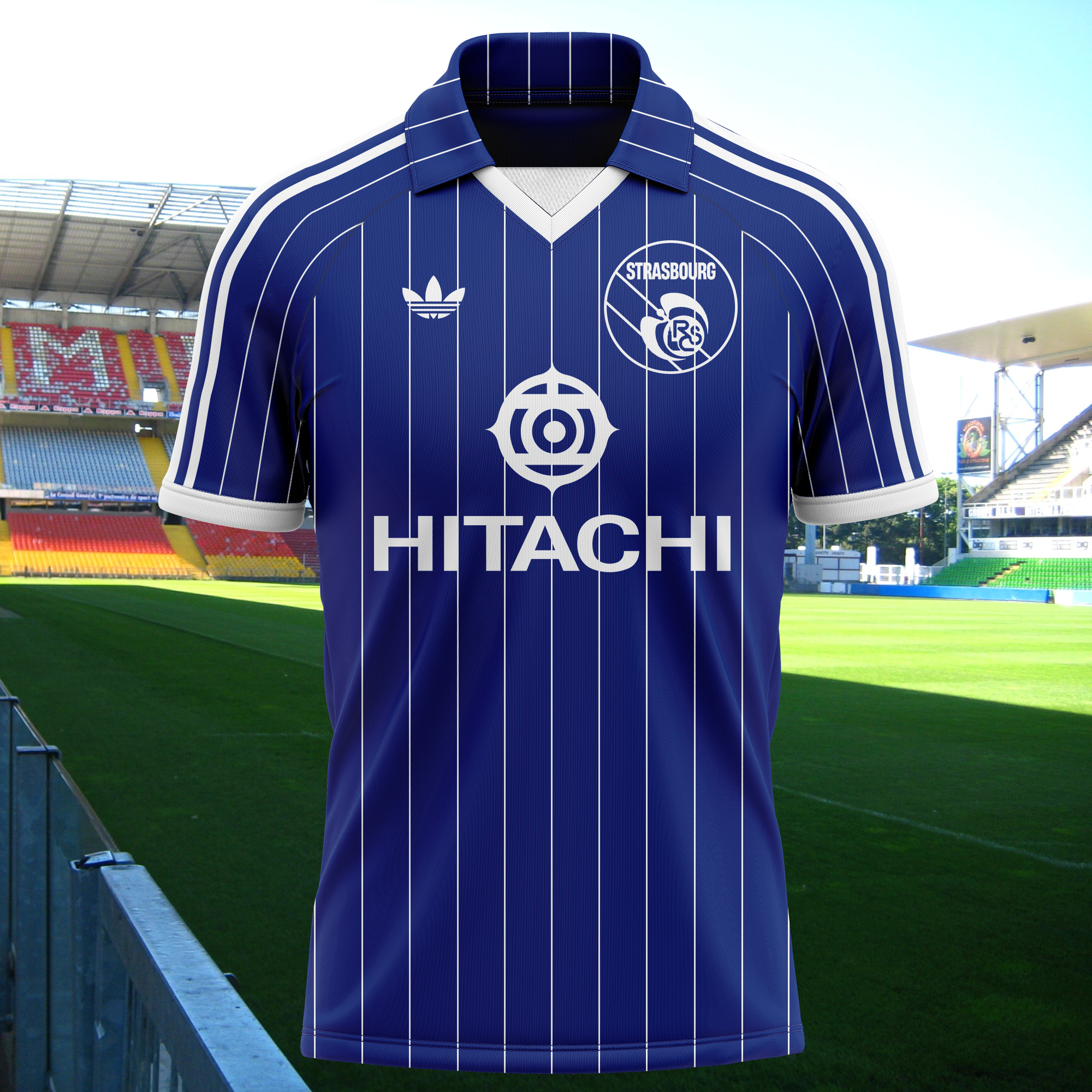 Strasbourg 1980-81 Home Kit Retro Shirt PT65358