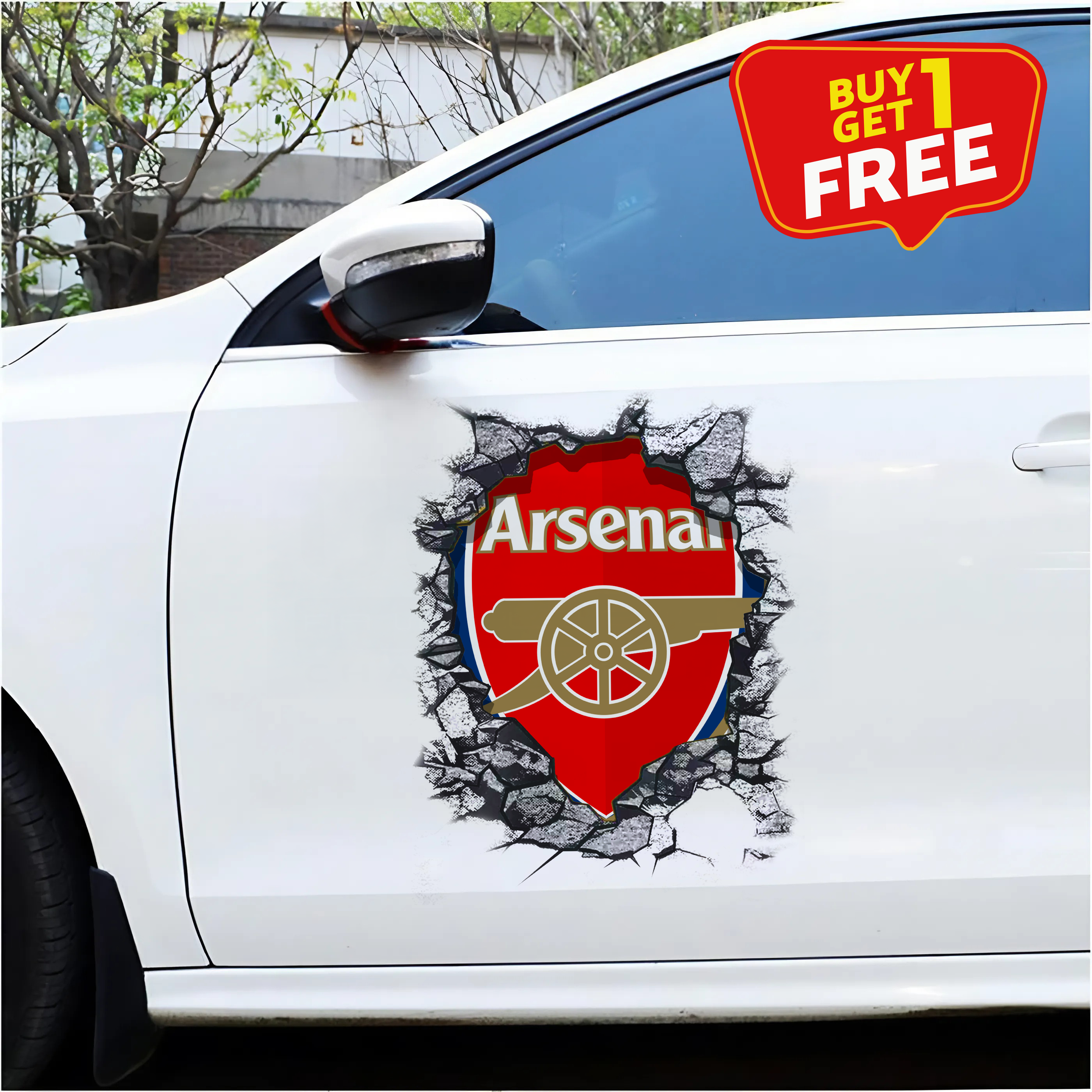 Arsenal F.C Car Door Sticker PT65457