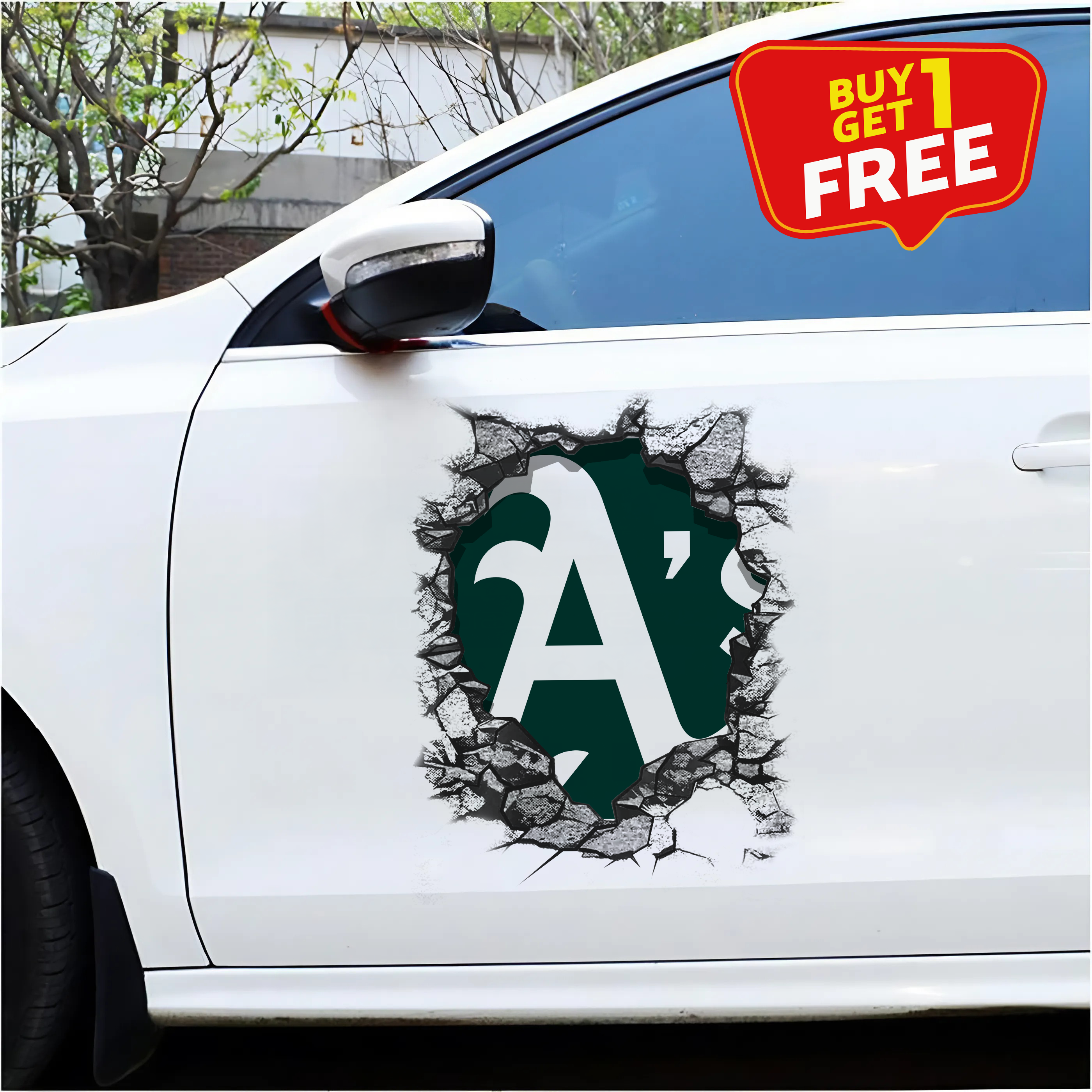Athletics Car Door Sticker PT65492