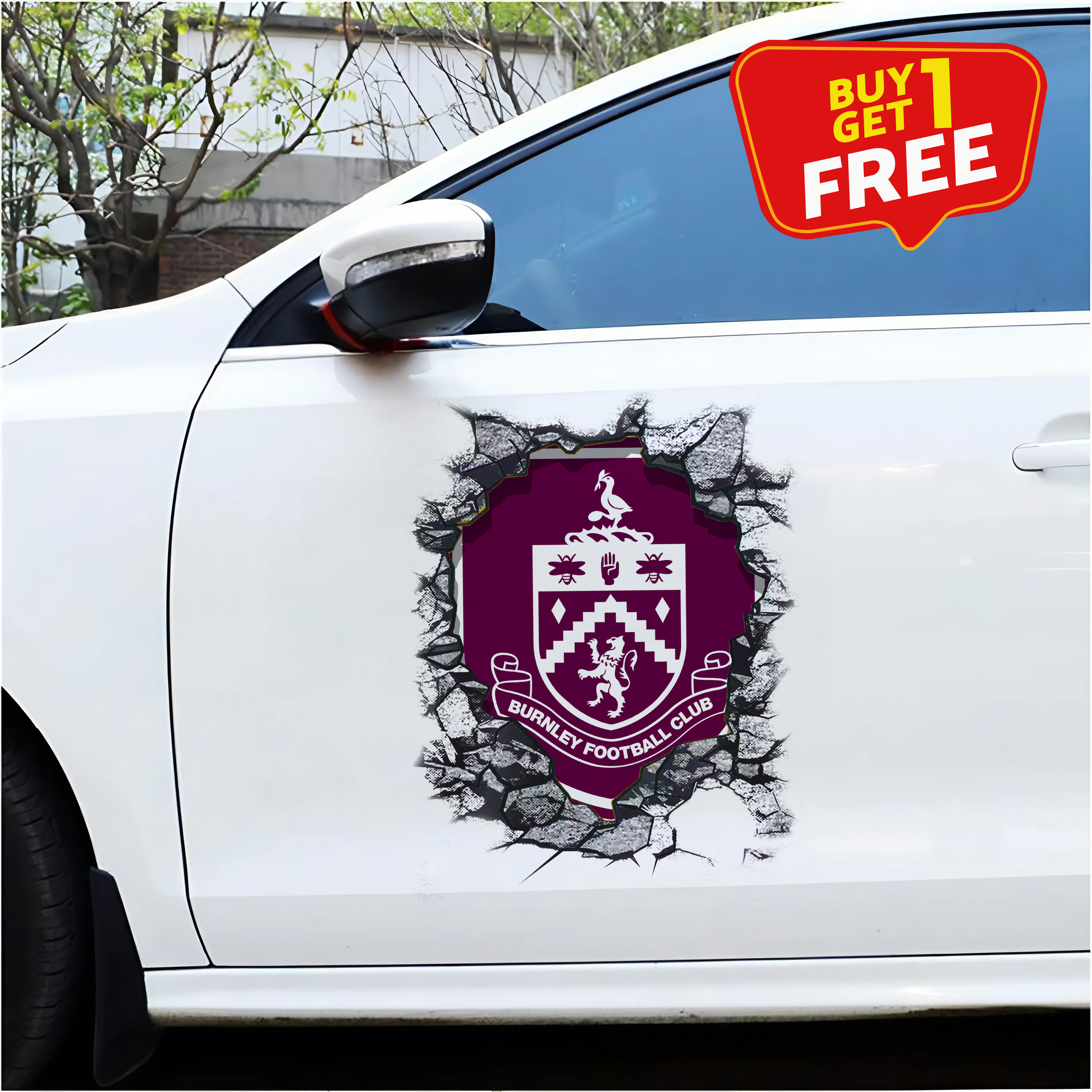 Burnley F.C Car Door Sticker PT65436