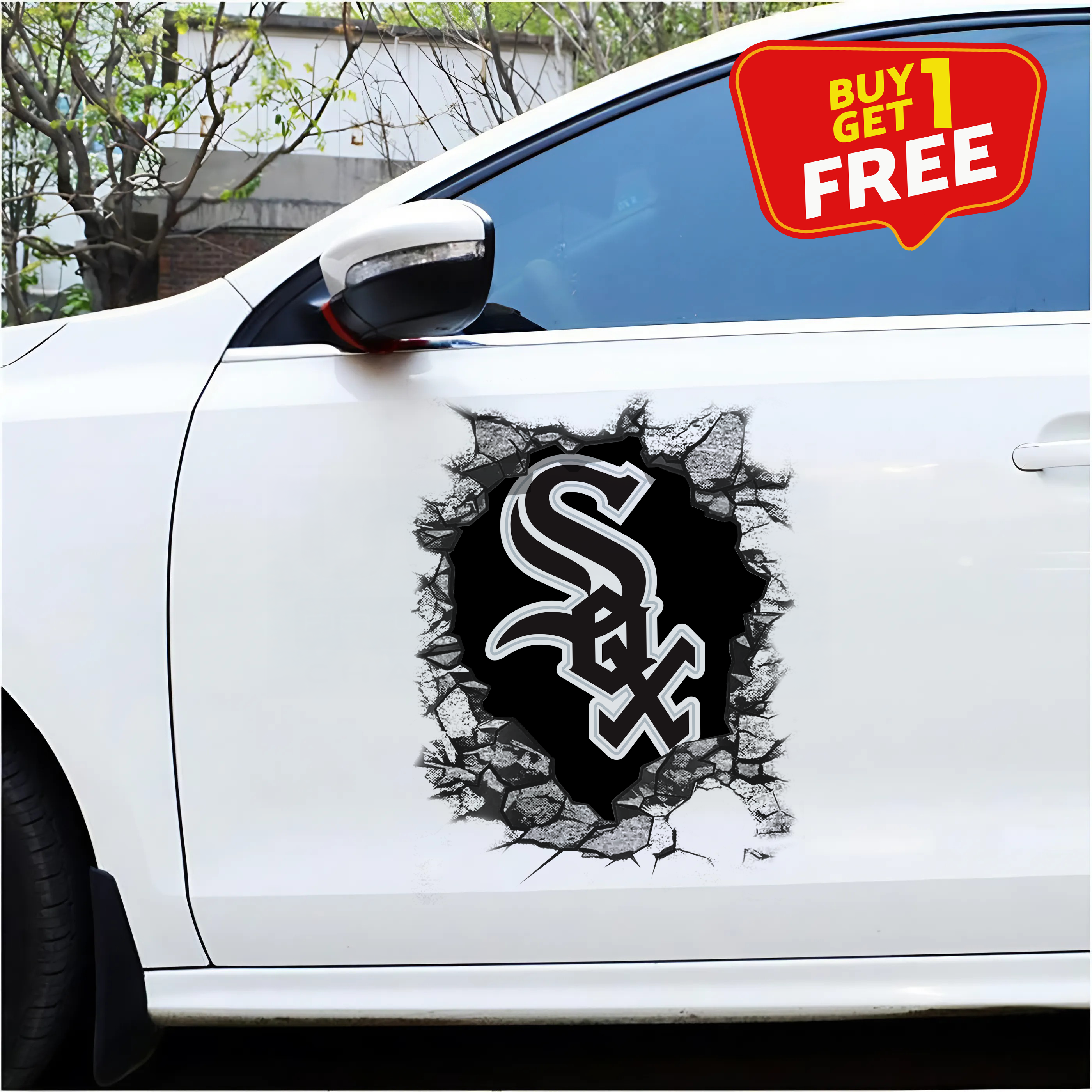 Chicago White Sox Car Door Sticker PT65497