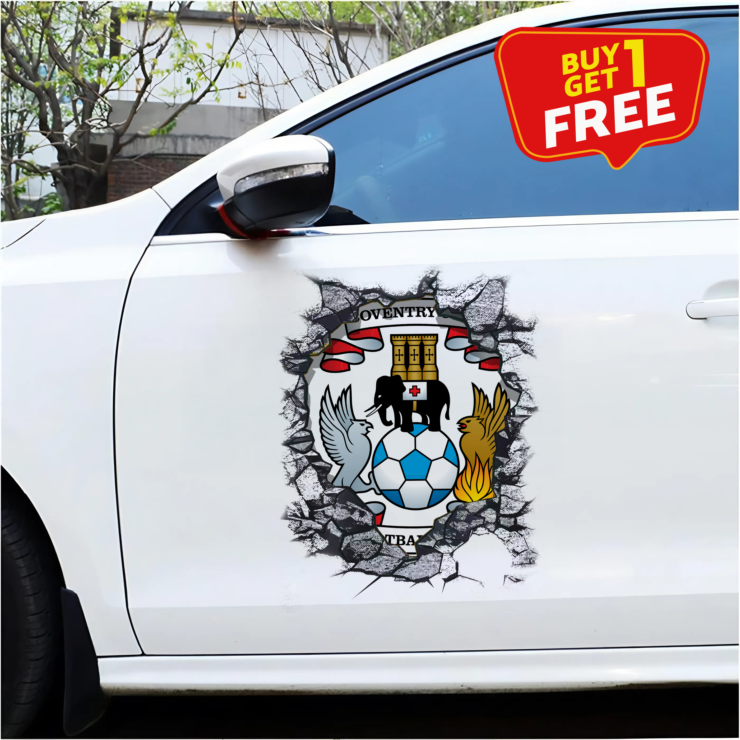 Coventry City F.C Car Door Sticker PT65461