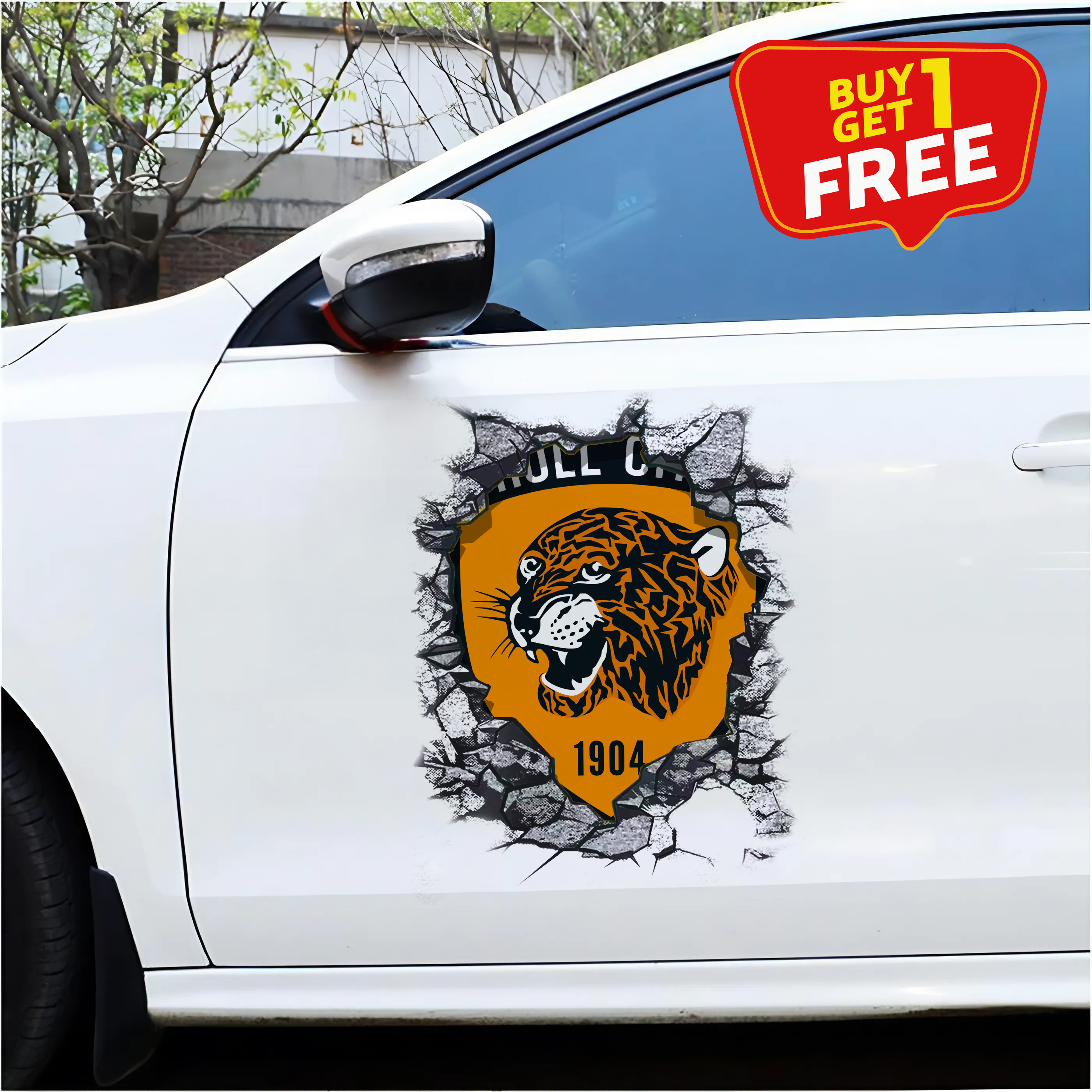Hull City A.F.C Car Door Sticker PT65439