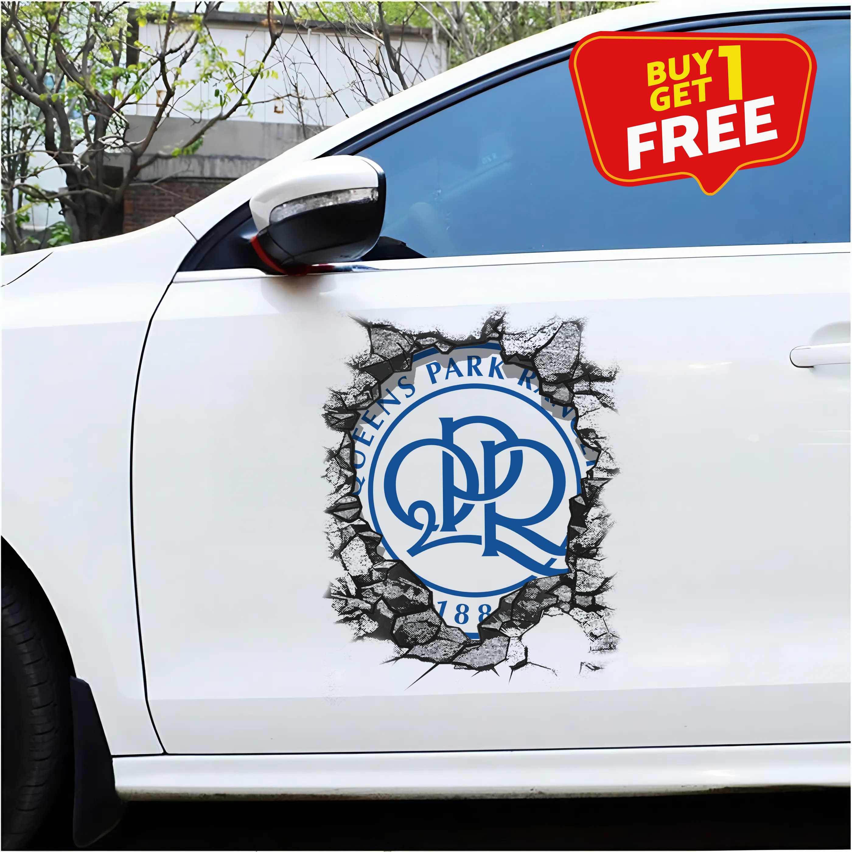 Queens Park Rangers F.C Car Door Sticker PT65473