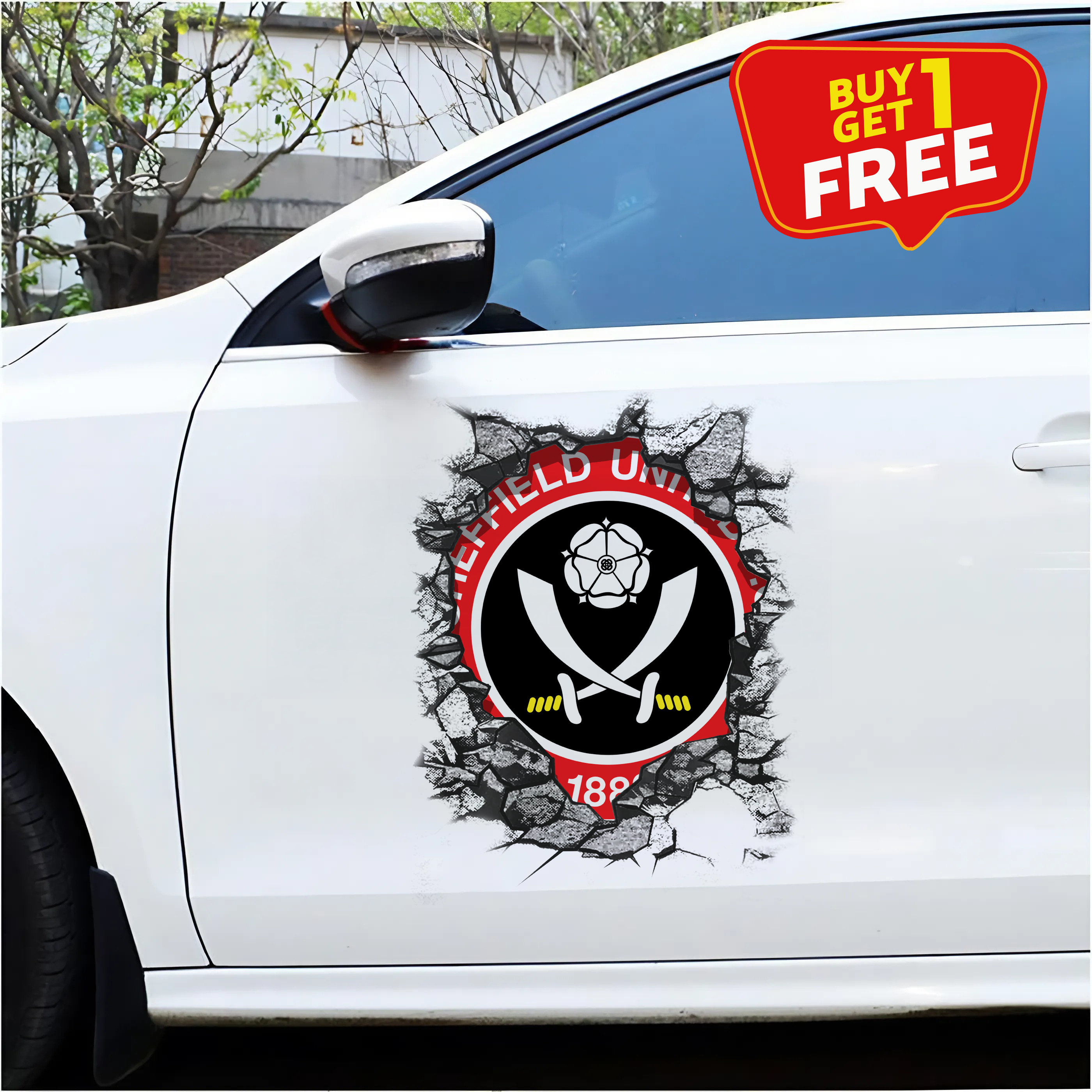 Sheffield United F.C Car Door Sticker PT65474
