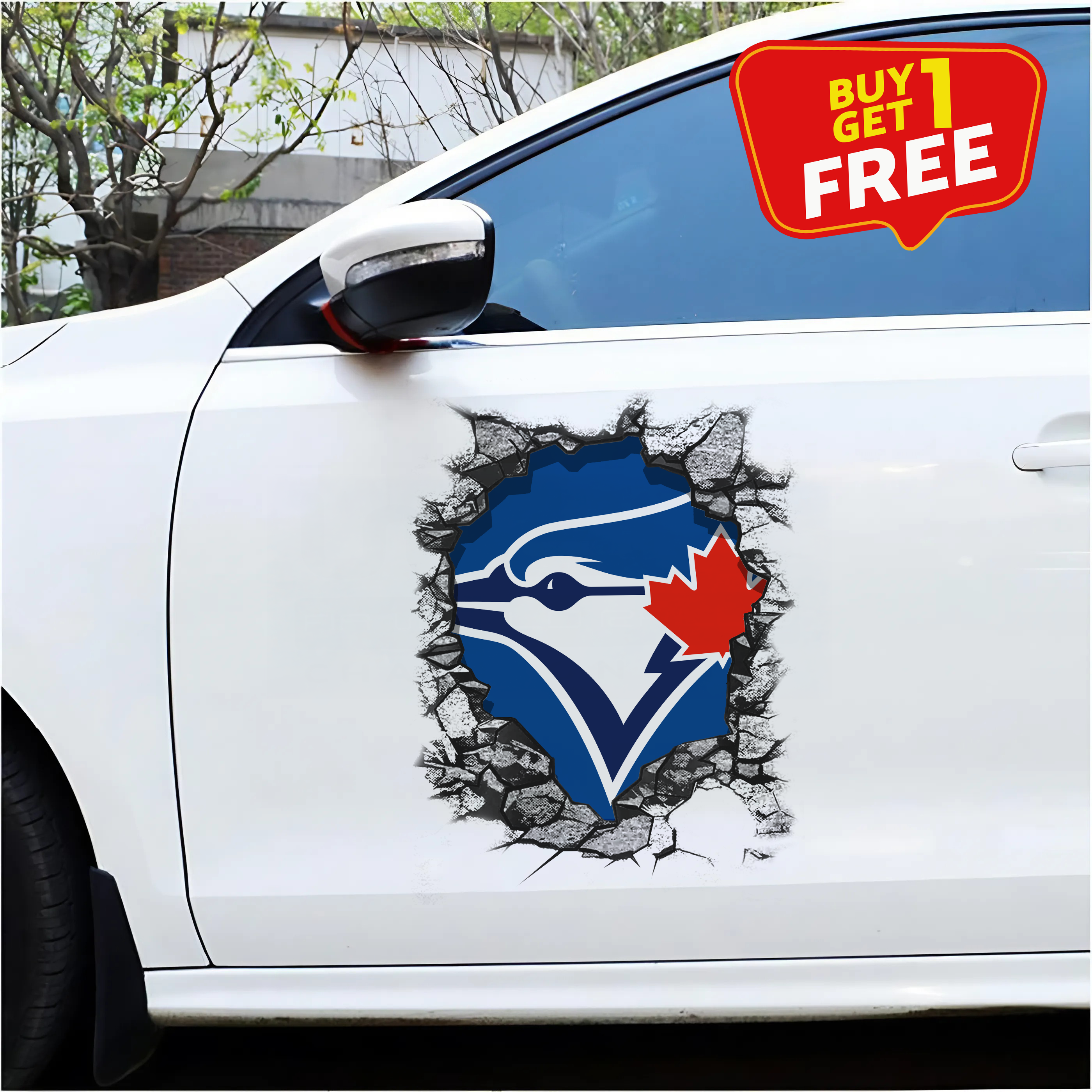 Toronto Blue Jays Car Door Sticker PT65519