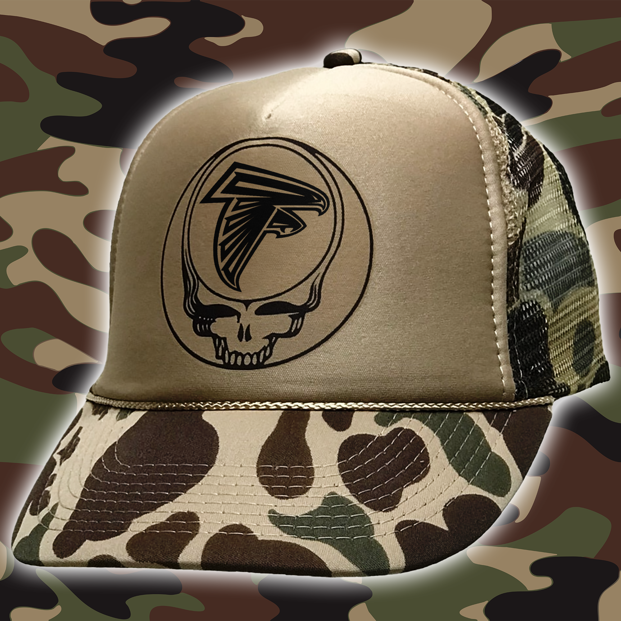 Atlanta Falcons Atlanta Falcons Embroidered and Printed Cap PT65552