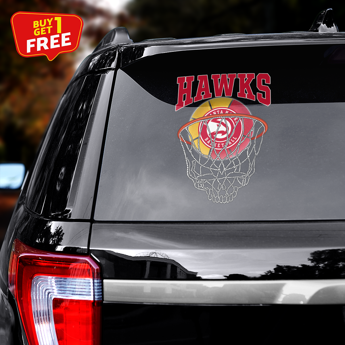 Atlanta Hawks Car Door Sticker PT65521