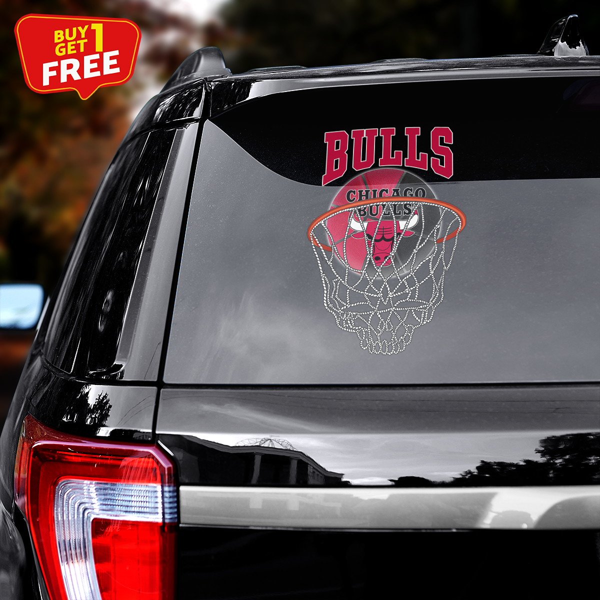 Chicago Bulls Car Door Sticker PT65525
