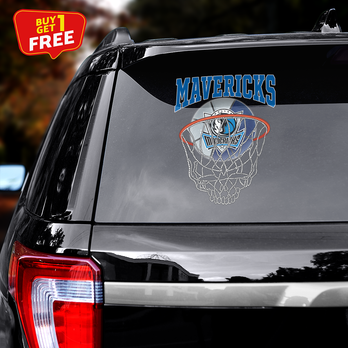 Dallas Mavericks Car Door Sticker PT65527