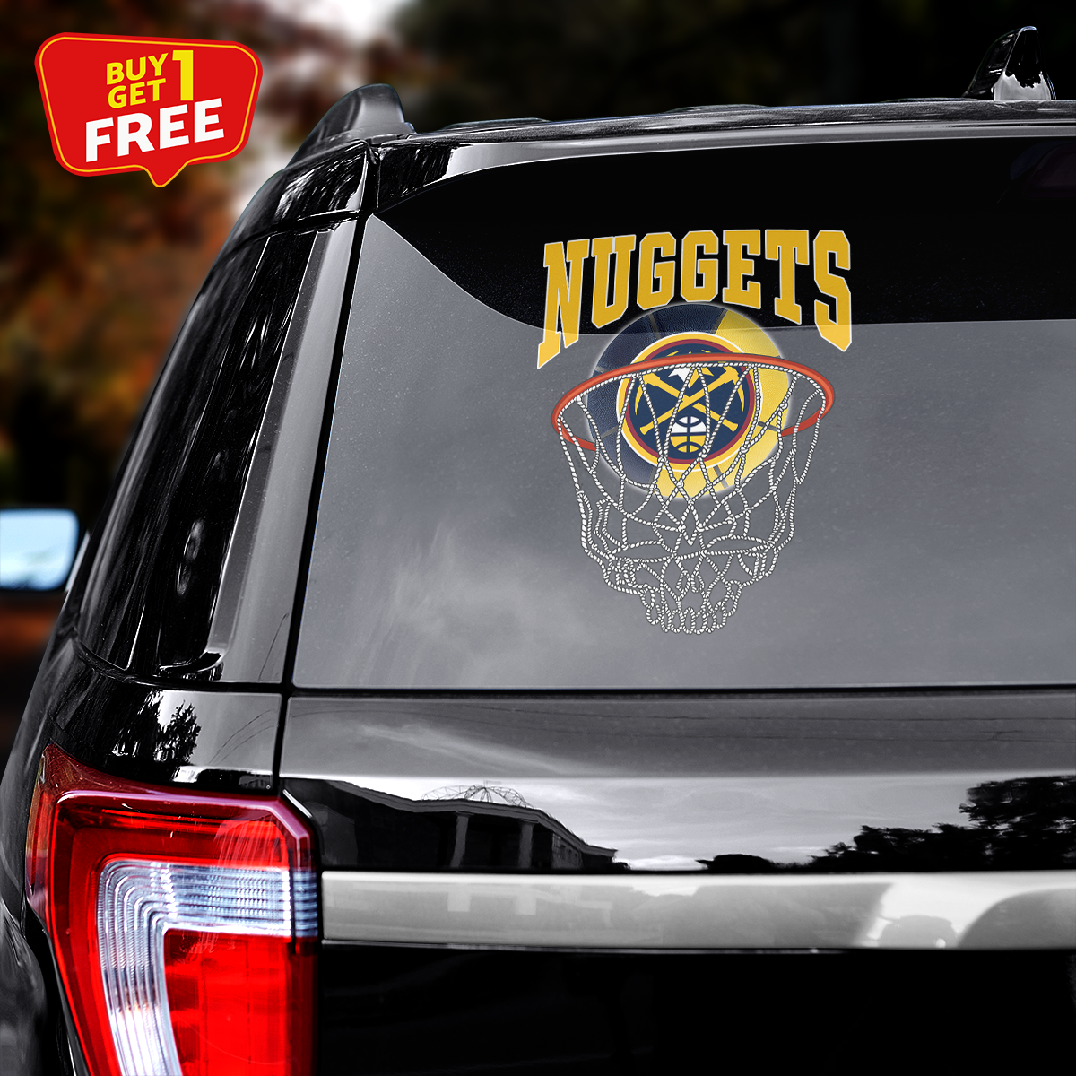 Denver Nuggets Car Door Sticker PT65528