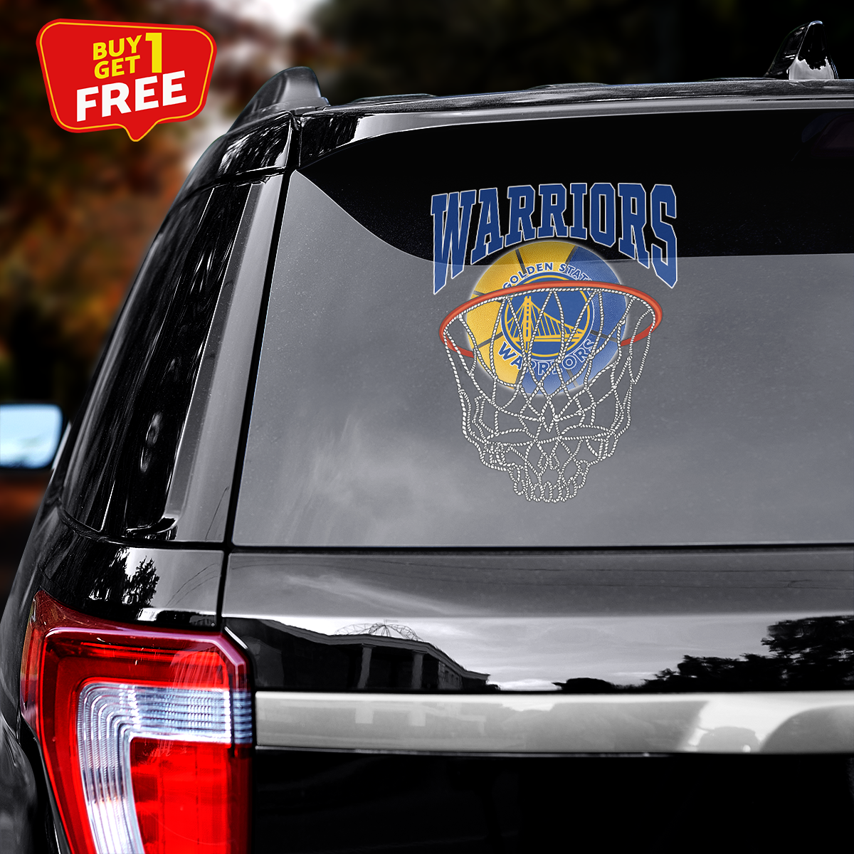 Golden State Warriors Car Door Sticker PT65530