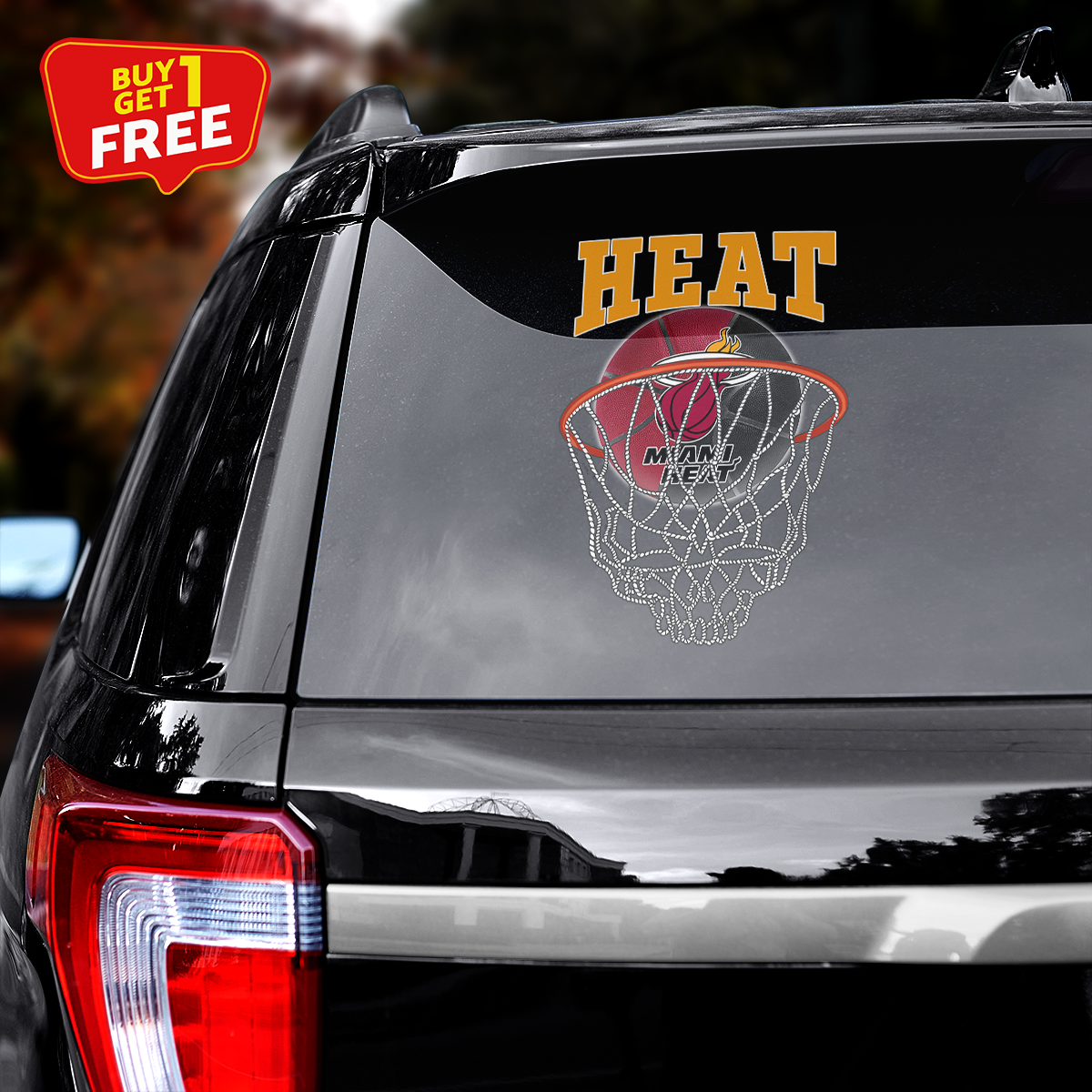Miami Heat Car Door Sticker PT65536