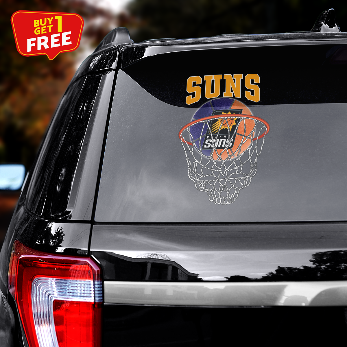 Phoenix Suns Car Door Sticker PT65544