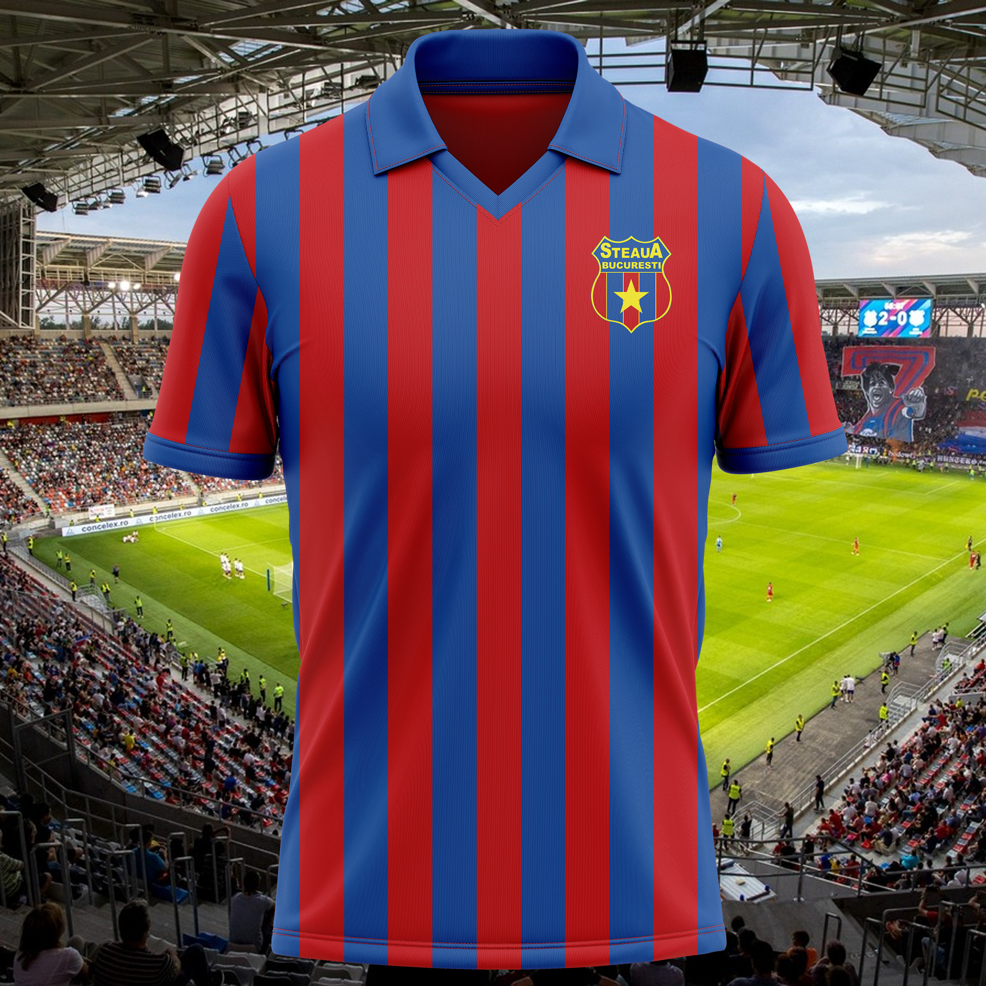 Steaua BucureÃÂti 1975-1980 Retro Shirt PT65589
