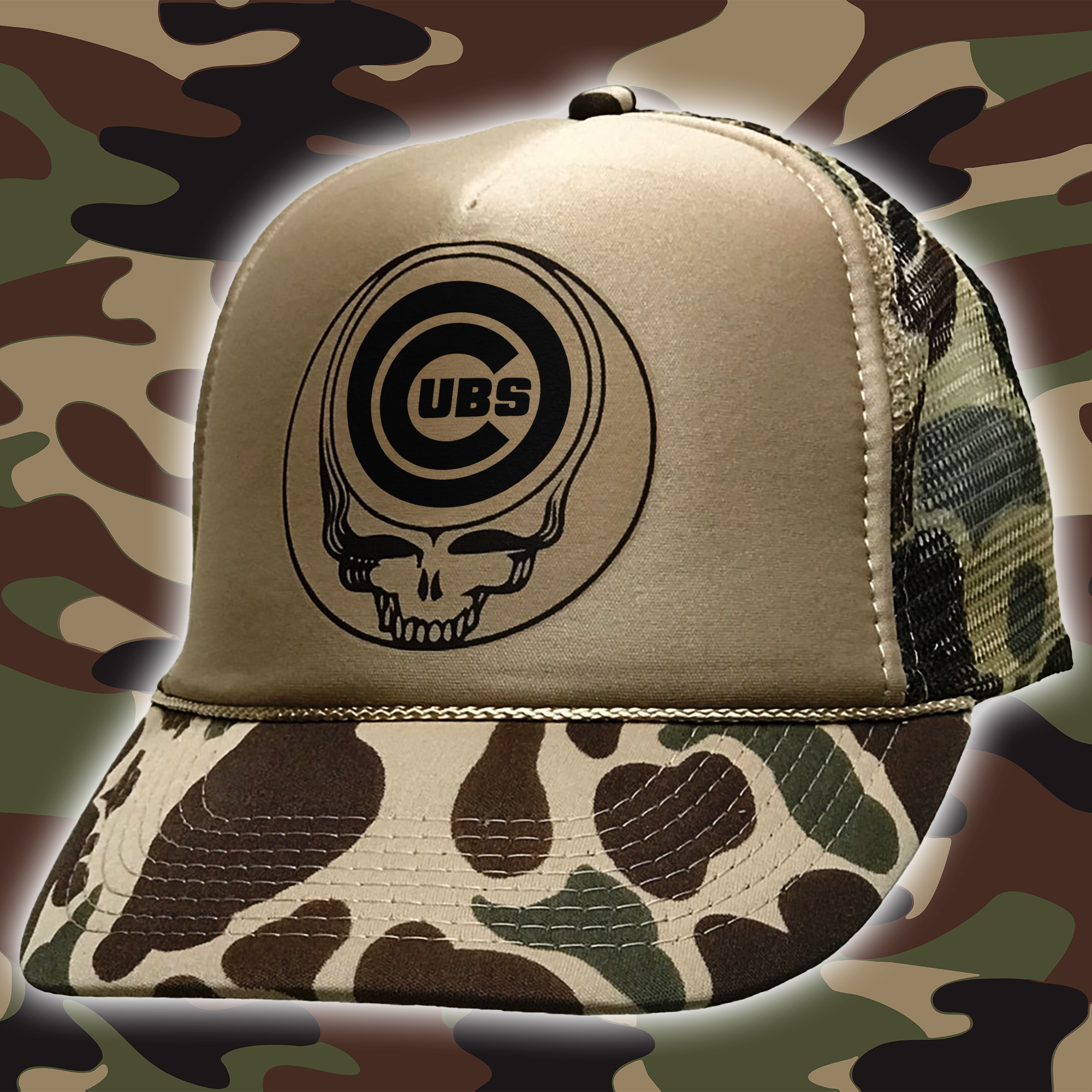 Chicago Cubs Embroidered and Printed Cap PT65630