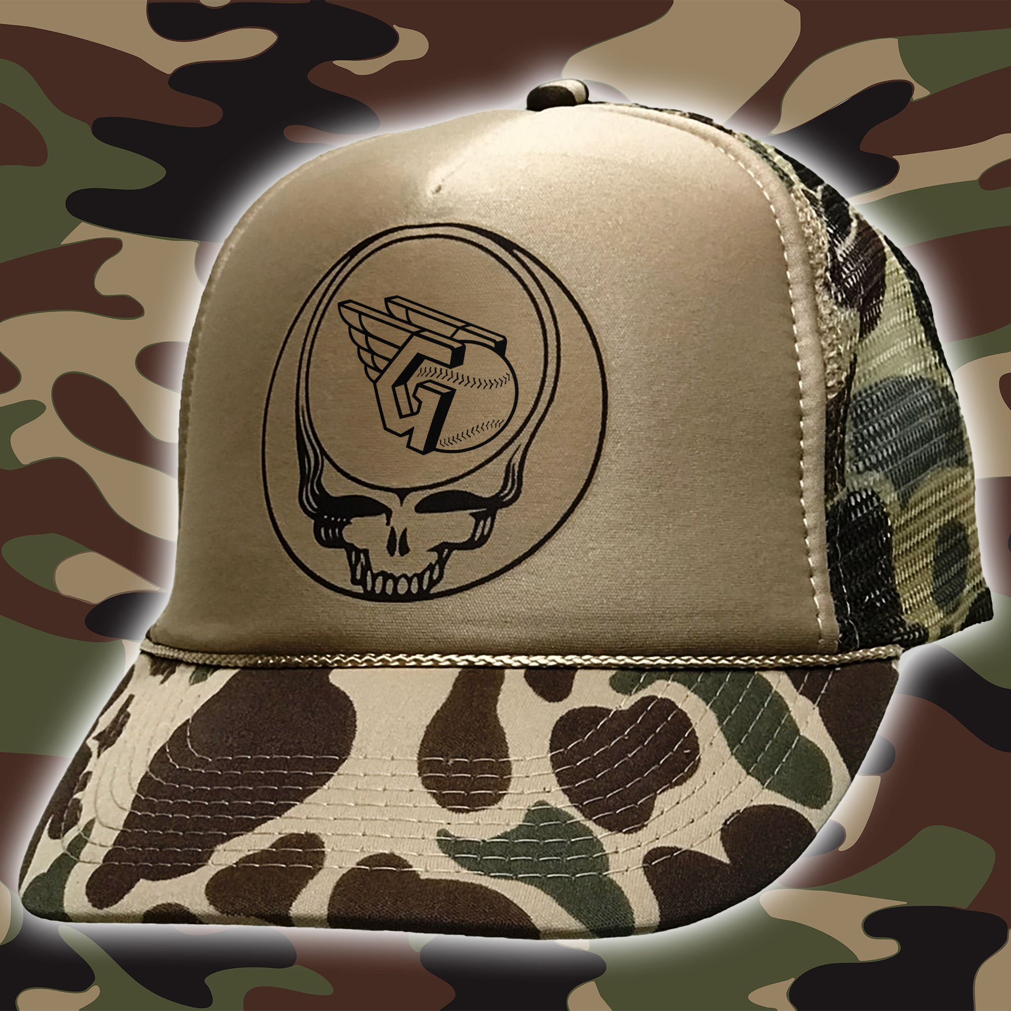 Cleveland Guardians Embroidered and Printed Cap PT65633