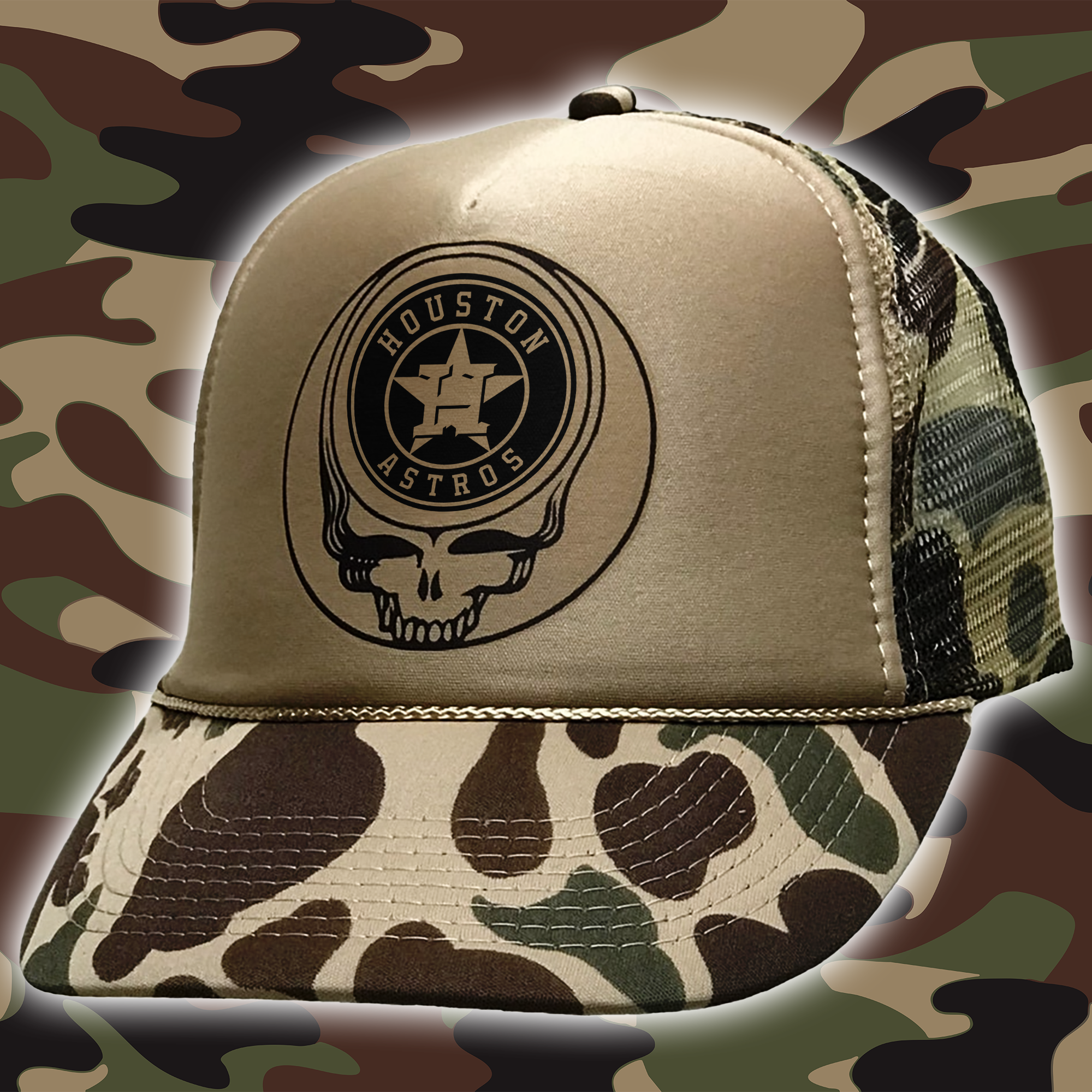 Houston Astros Embroidered and Printed Cap PT65636