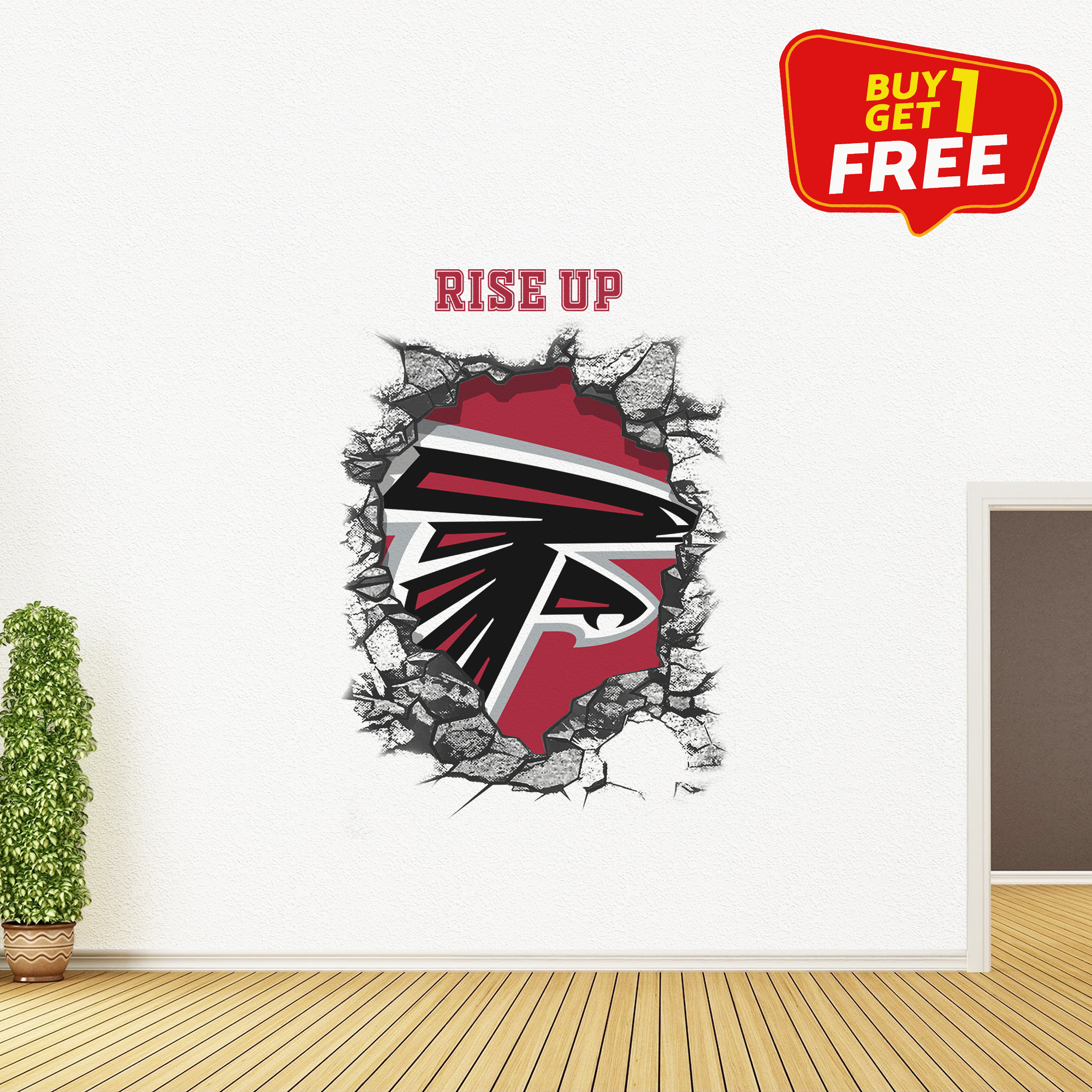 Atlanta Falcons Wall Decal PT65743