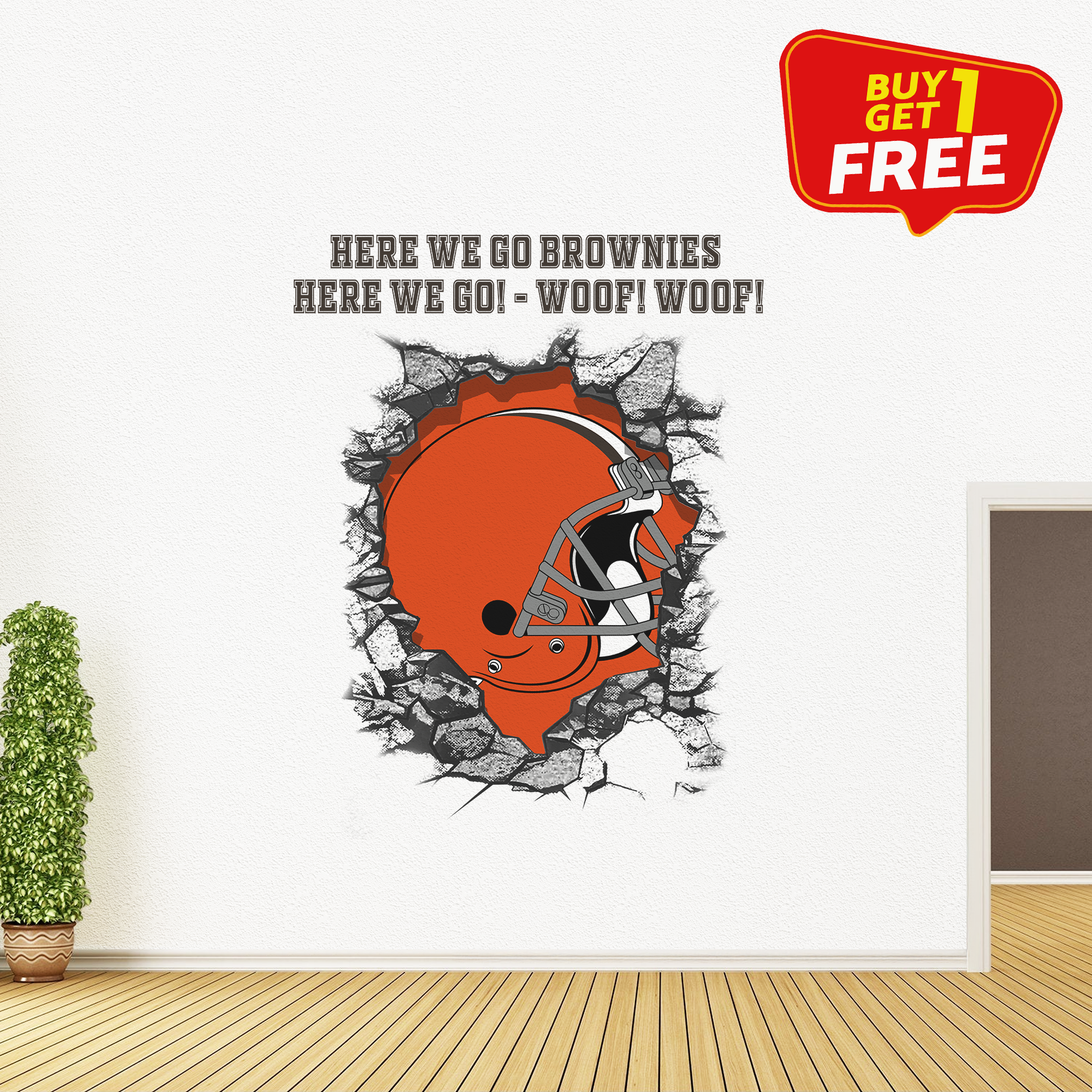 Cleveland Browns Wall Decal PT65749