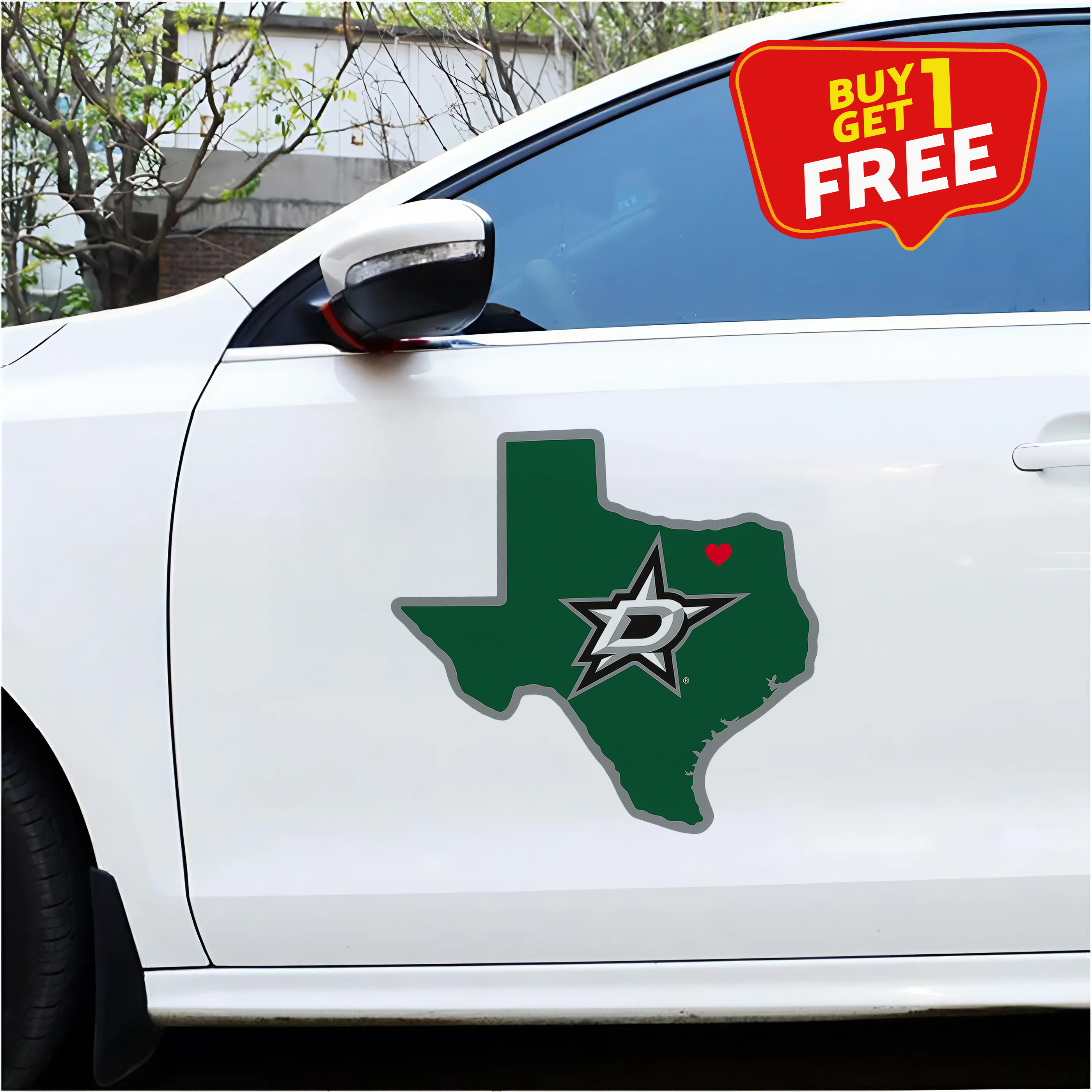 Dallas Stars Car Door Sticker PT65701
