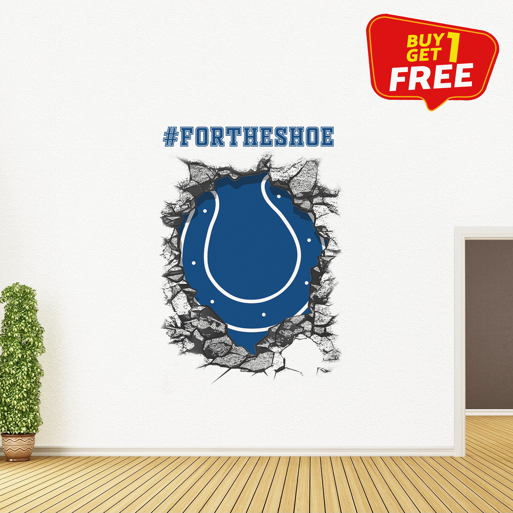 Indianapolis Colts Wall Decal PT65755
