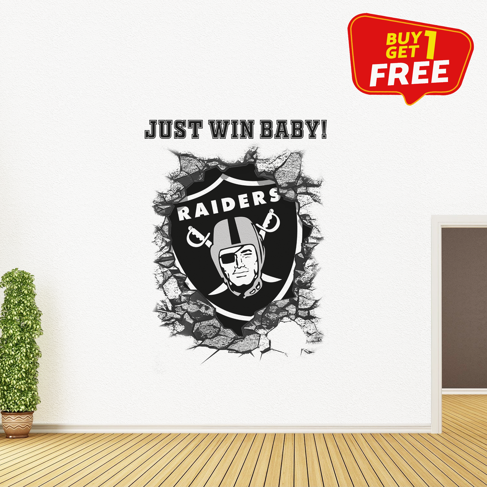 Las Vegas Raiders Wall Decal PT65758
