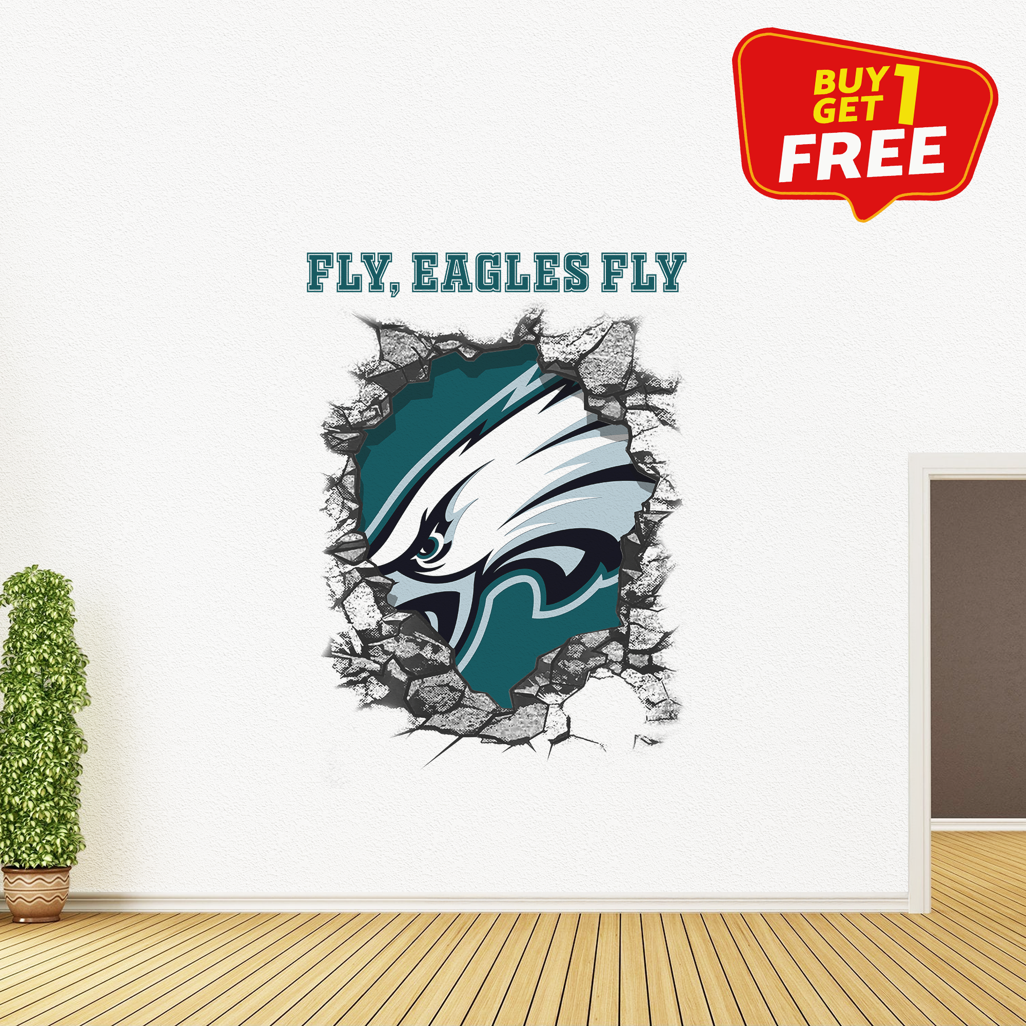 Philadelphia Eagles Wall Decal PT65767