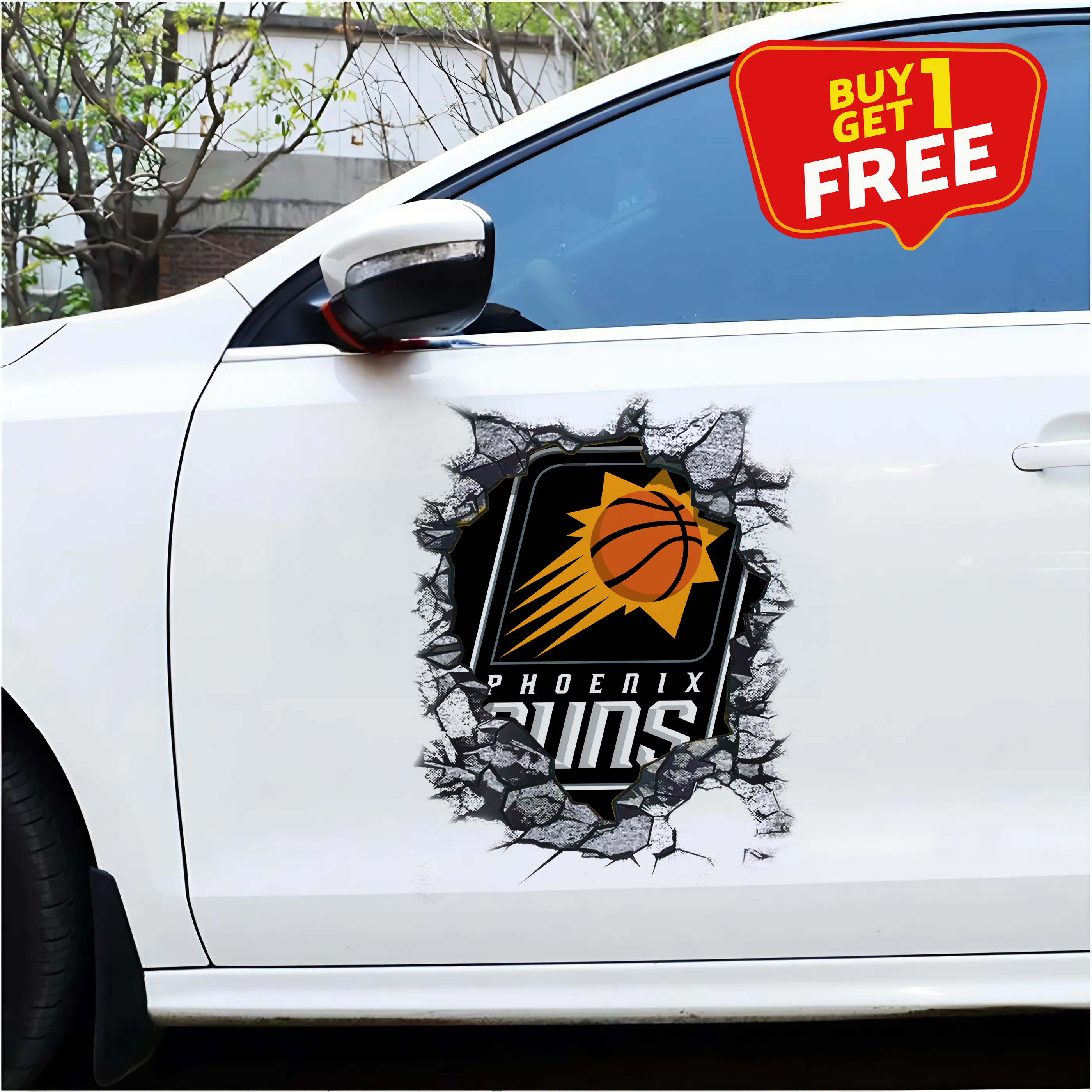 Phoenix Suns Car Door Sticker PT65735