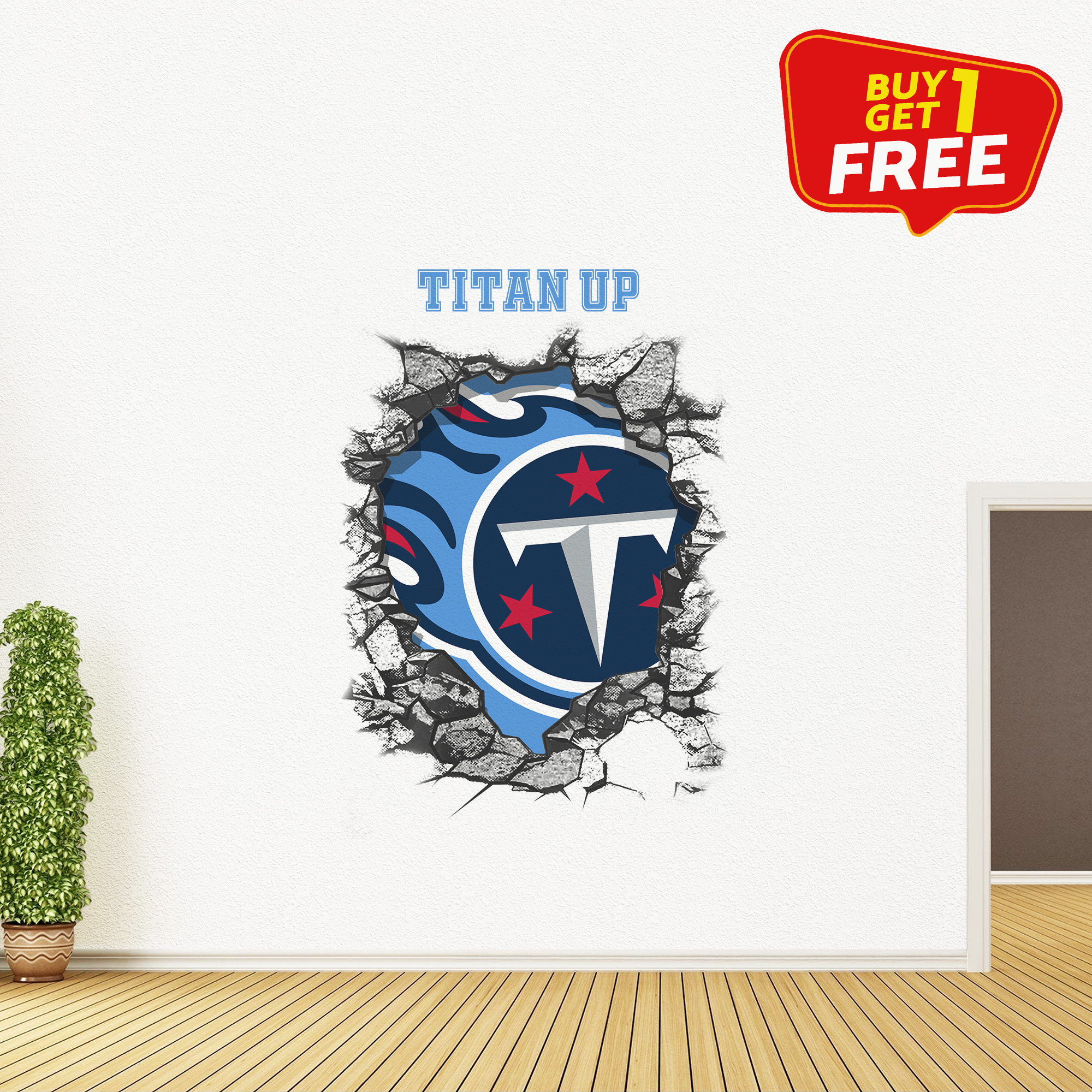 Tennessee Titans Wall Decal PT65772