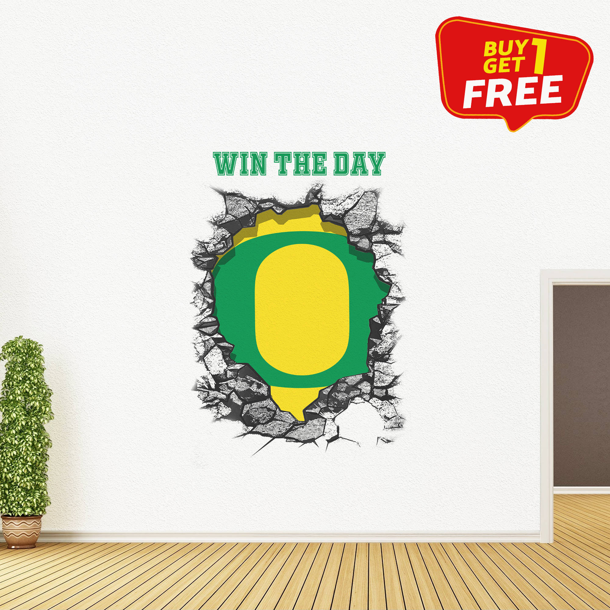 Oregon Ducks Wall Decal PT65800
