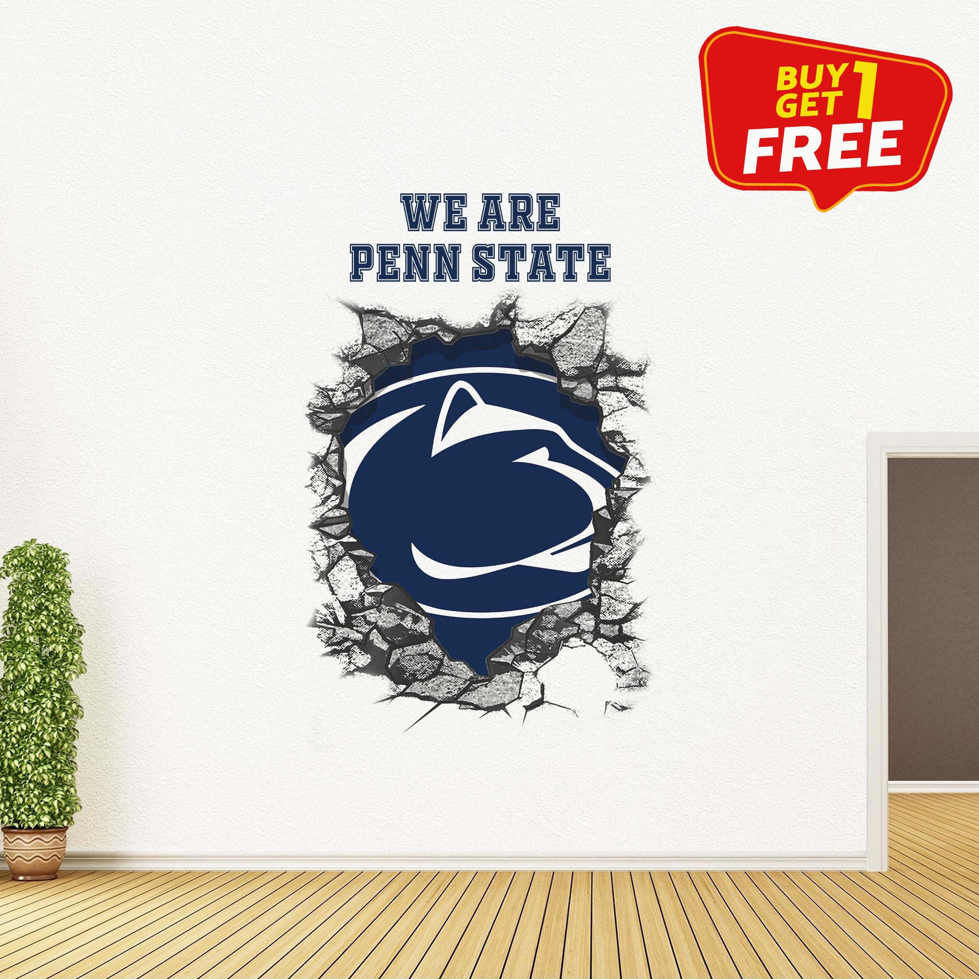 Penn State Nittany Lions Wall Decal PT65801