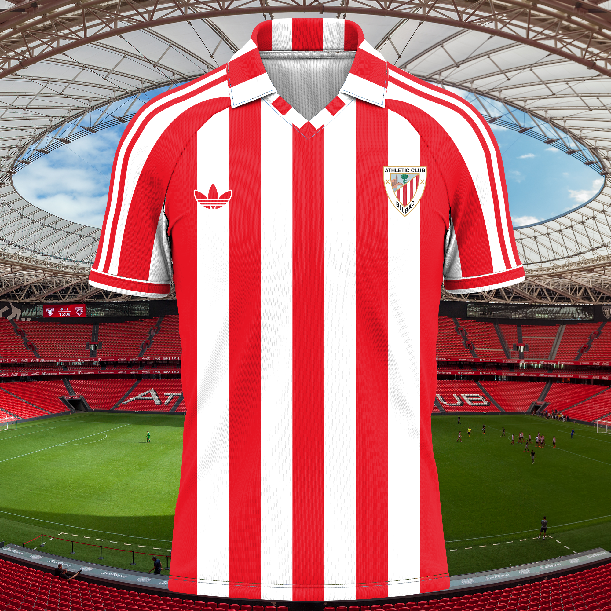Athletic Club 1989-90 Home Kit Retro Shirt PT65815