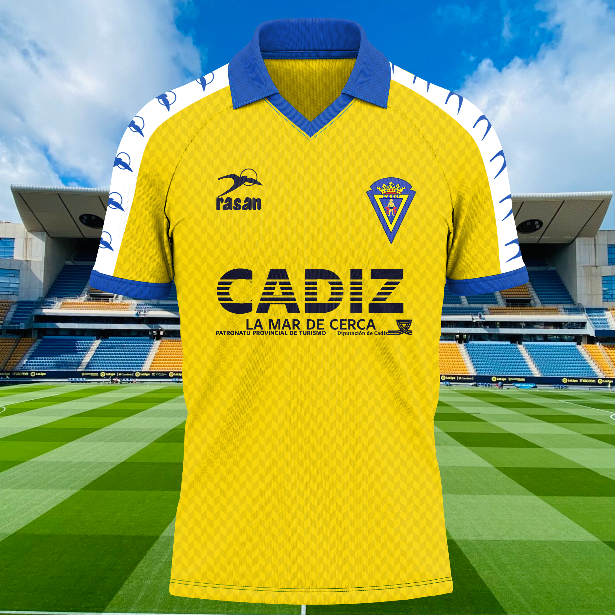 CÃ¡diz CF 1989-90 Home Kit Retro Shirt PT65819