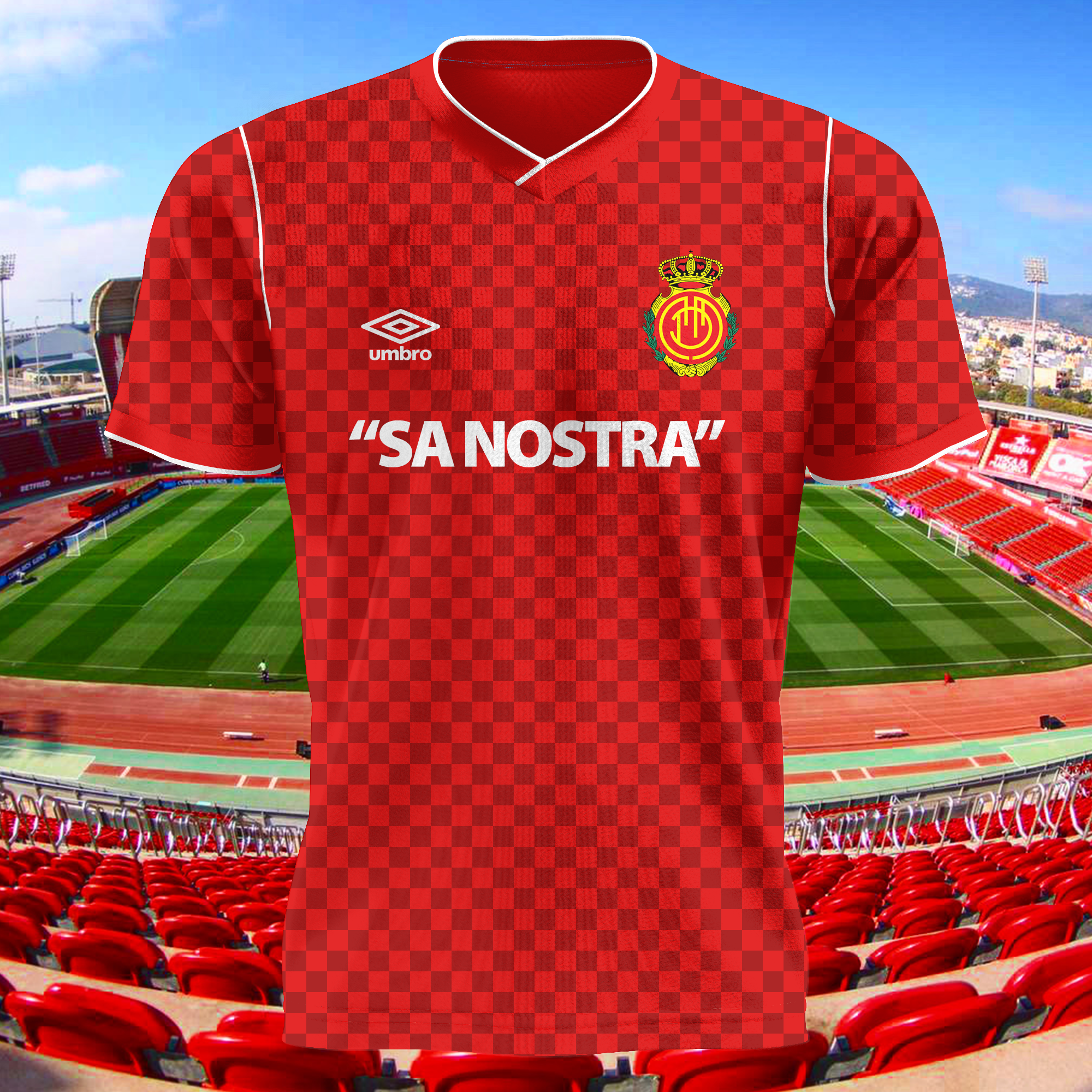 RCD Mallorca 1989-90 Home Kit Retro Shirt PT65827