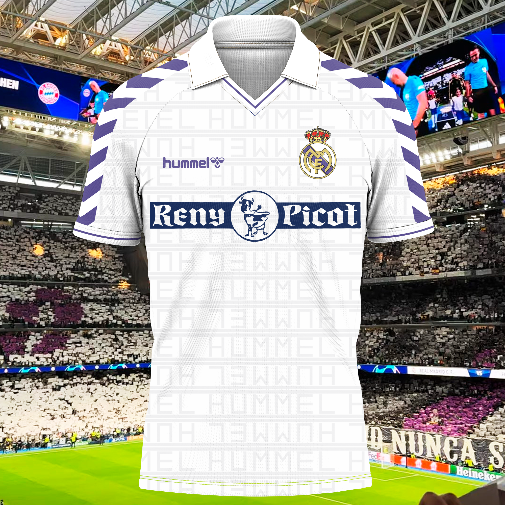 Real Madrid 1989-90 Home Kit Retro Shirt PT65828