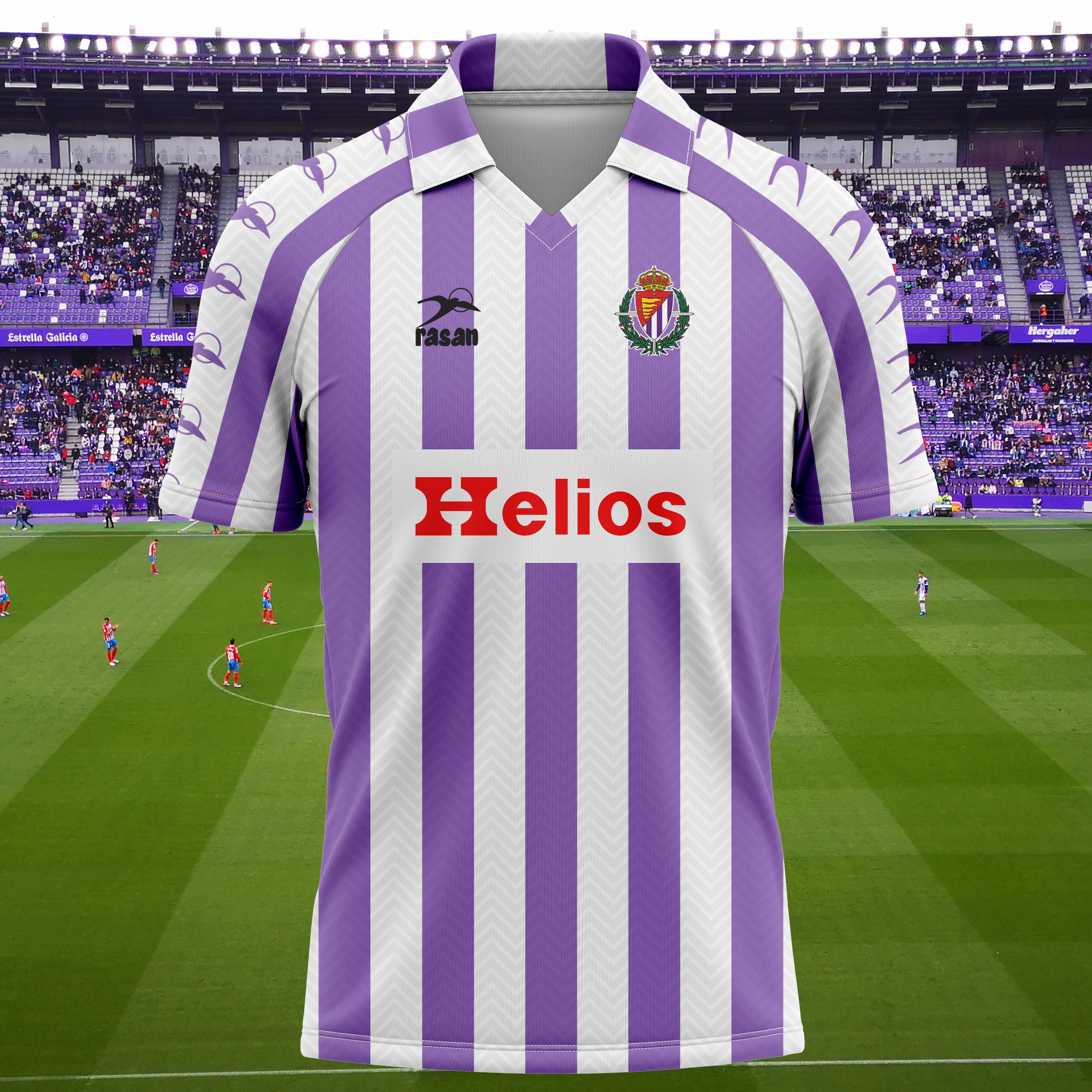 Real Valladolid 1989-90 Home Kit Retro Shirt PT65831