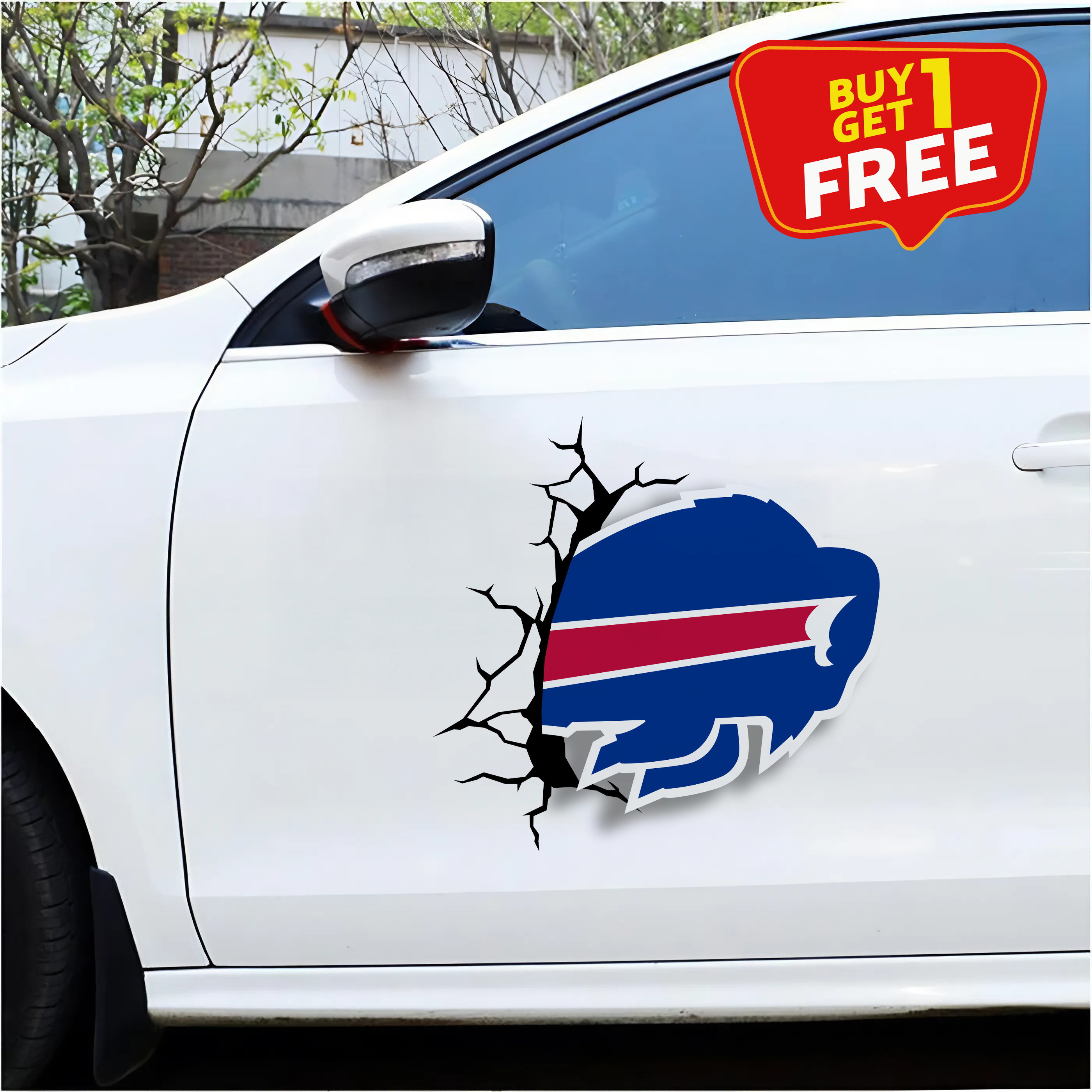 Buffalo Bills Car Door Sticker PT66147