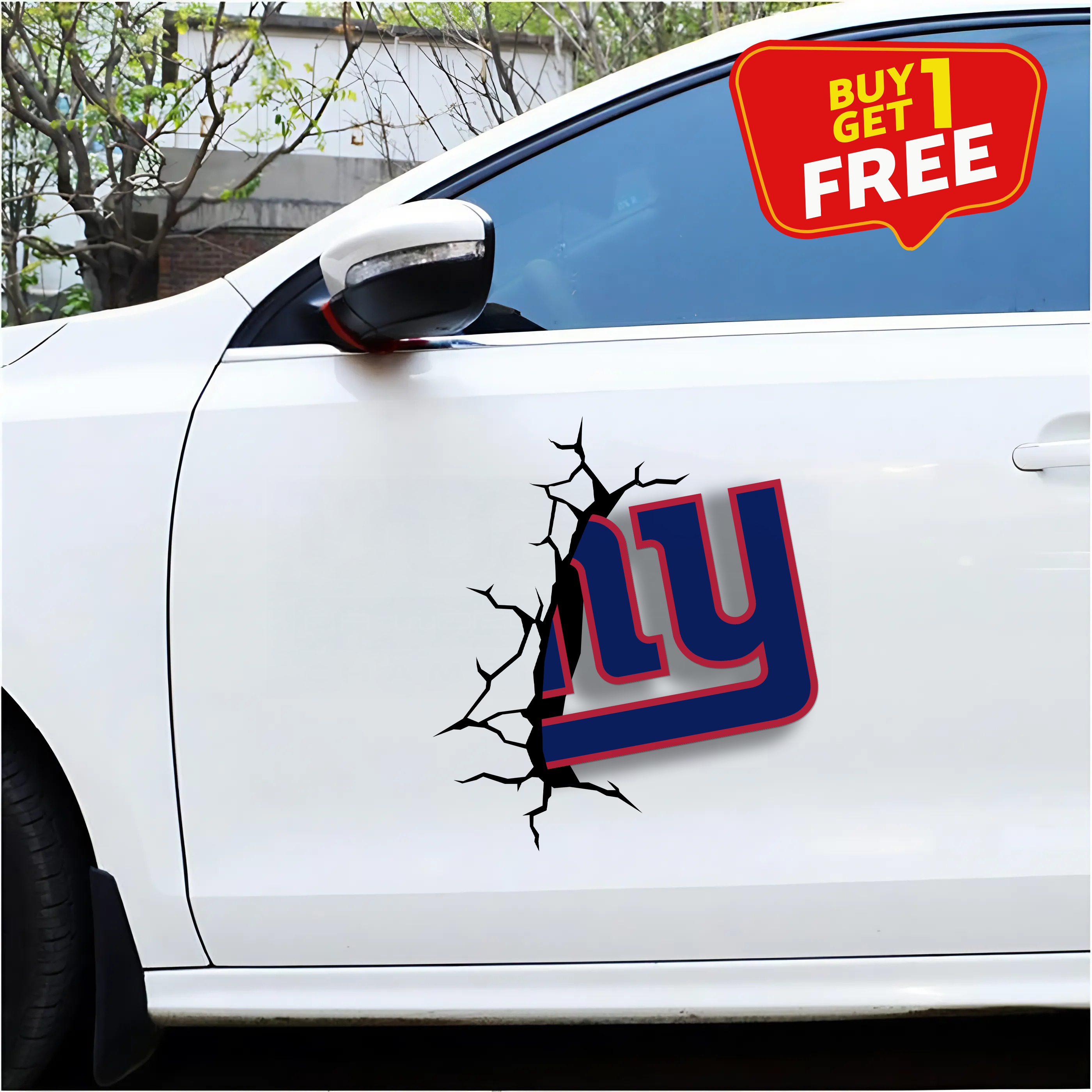 New York Giant Car Door Sticker PT66169