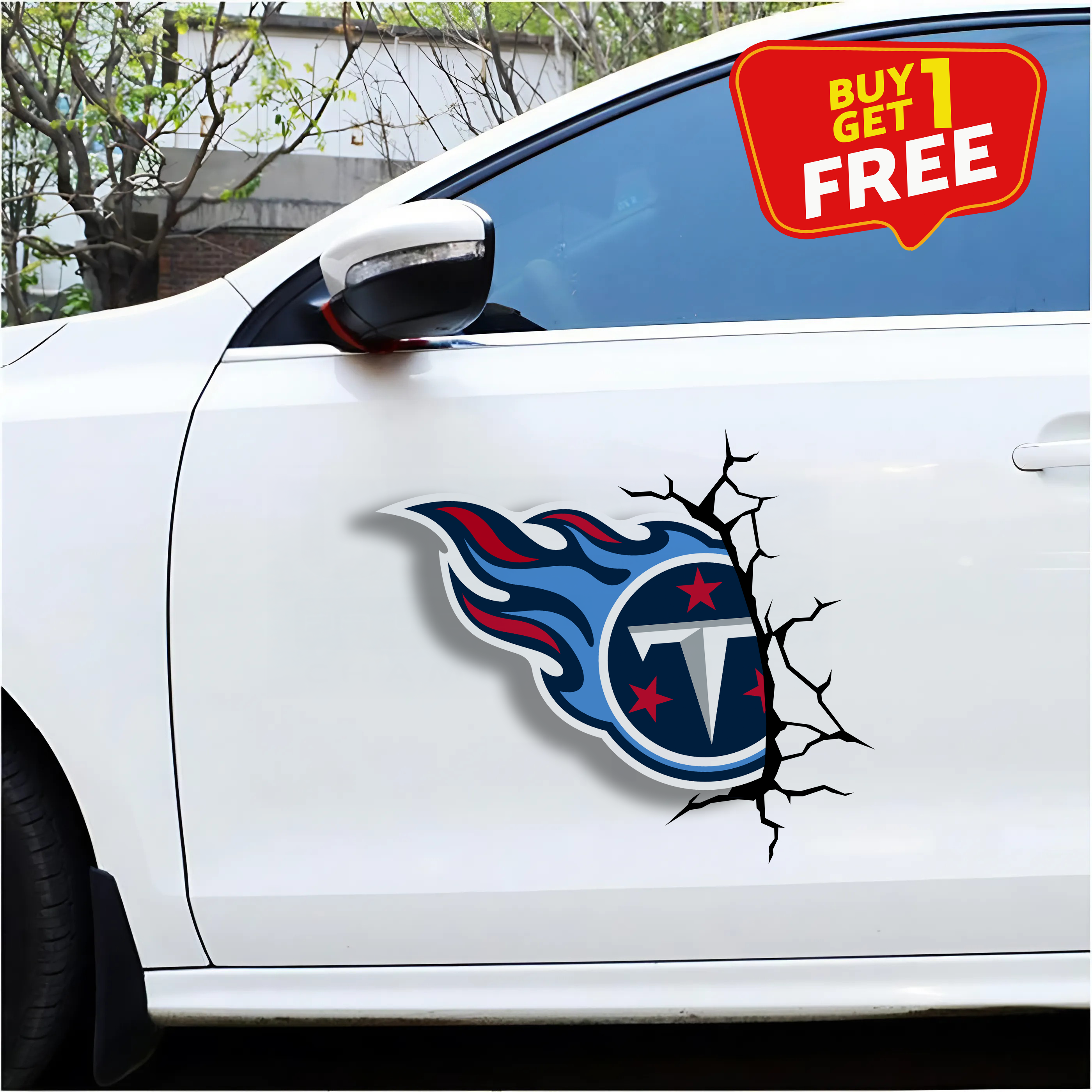 Tennessee Titans Car Door Sticker PT66176