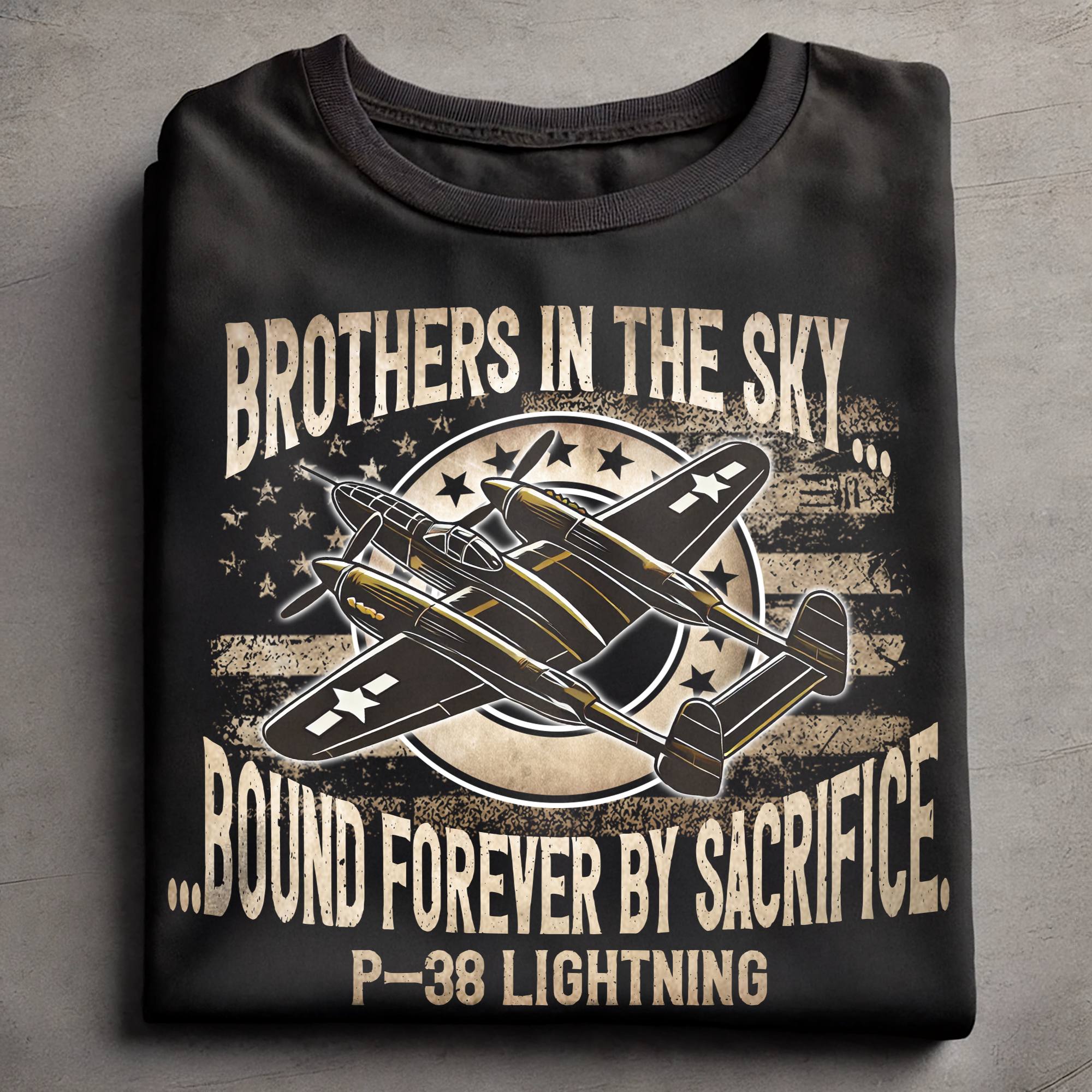 Brothers in the sky bound forever by sacrifice P-38 Lightning AT03760