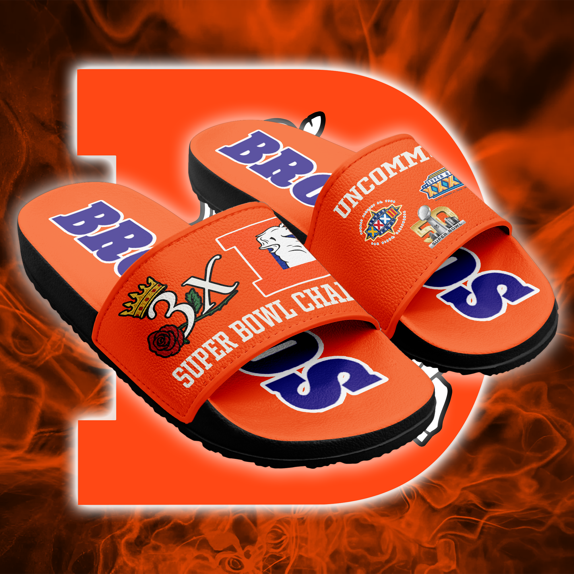 Denver Broncos Slide Sandals PT66186