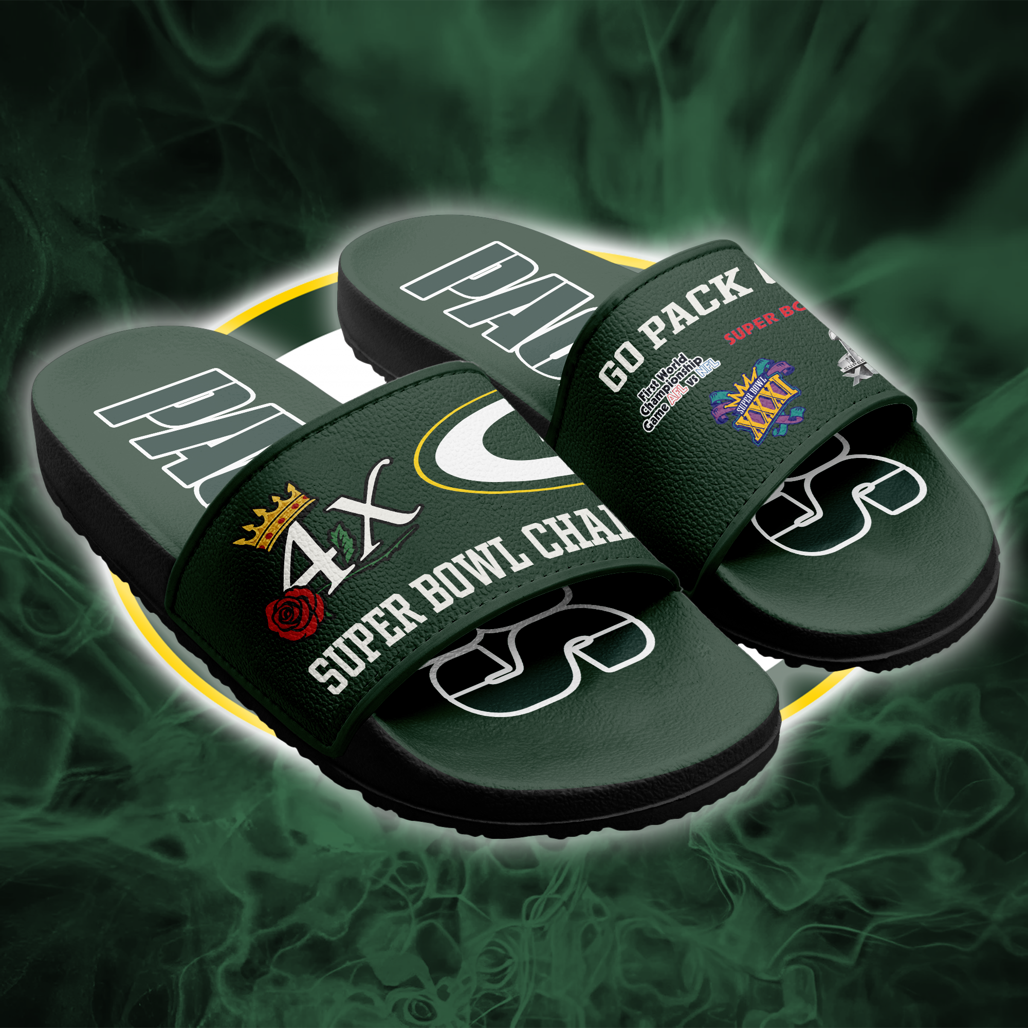 Green Bay Packers Slide Sandals PT66188