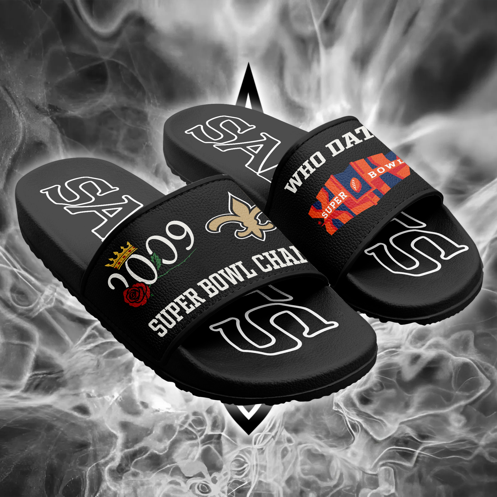 New Orleans Saints Slide Sandals PT66194