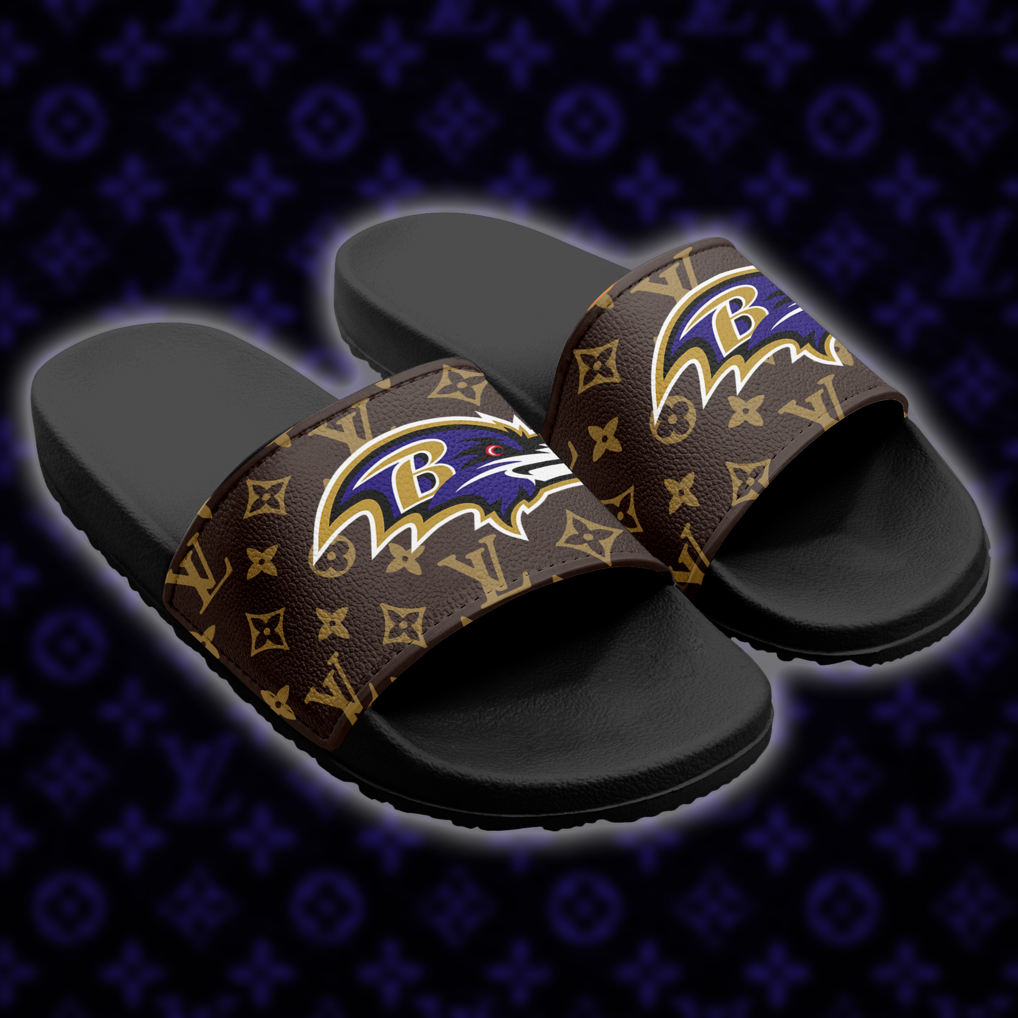 Baltimore Ravens Slide Sandals PT66246