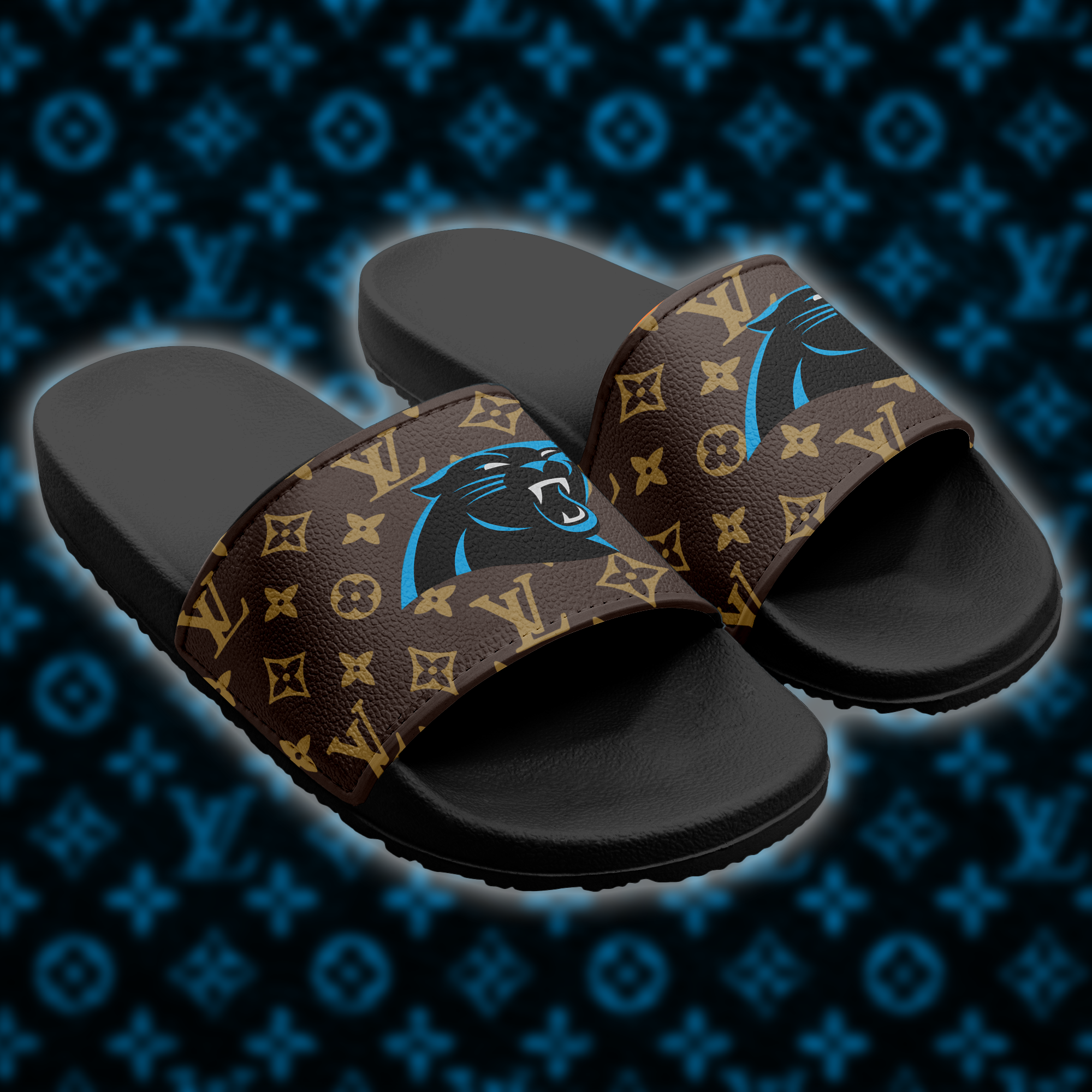 Carolina Panthers Slide Sandals PT66248