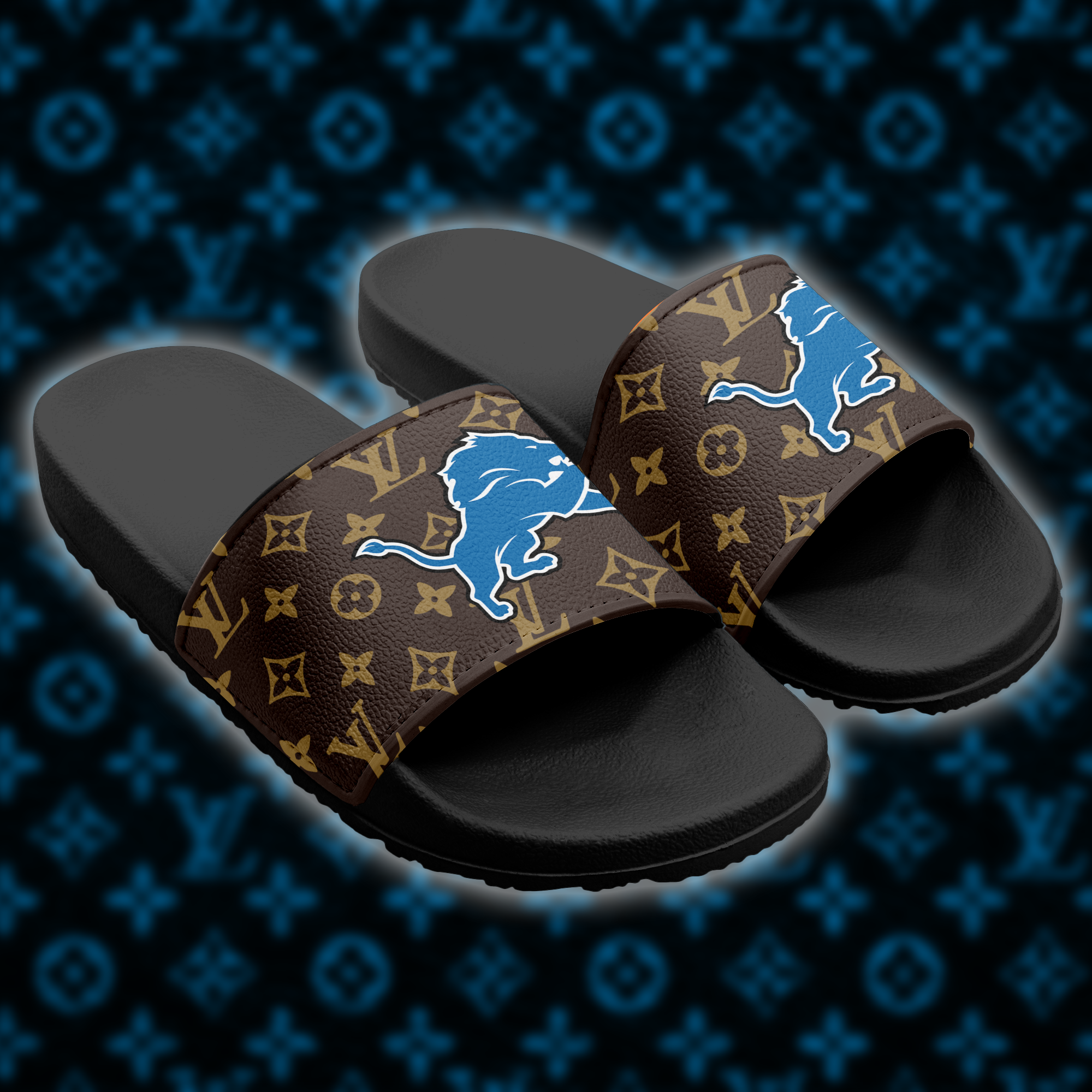 Detroit Lions Slide Sandals PT66257