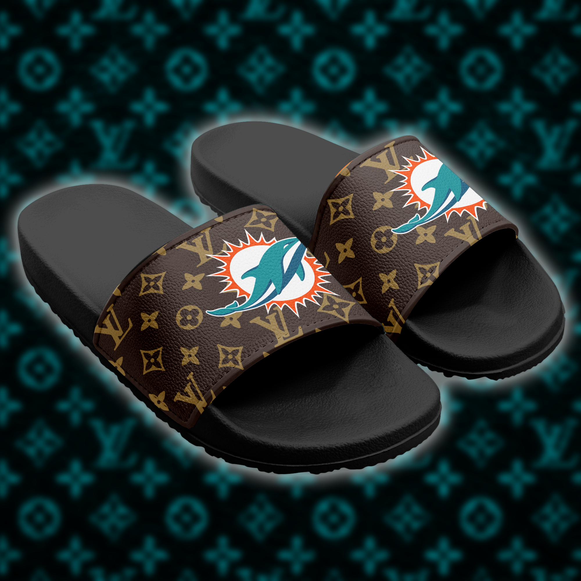 Miami Dolphins Slide Sandals PT66267