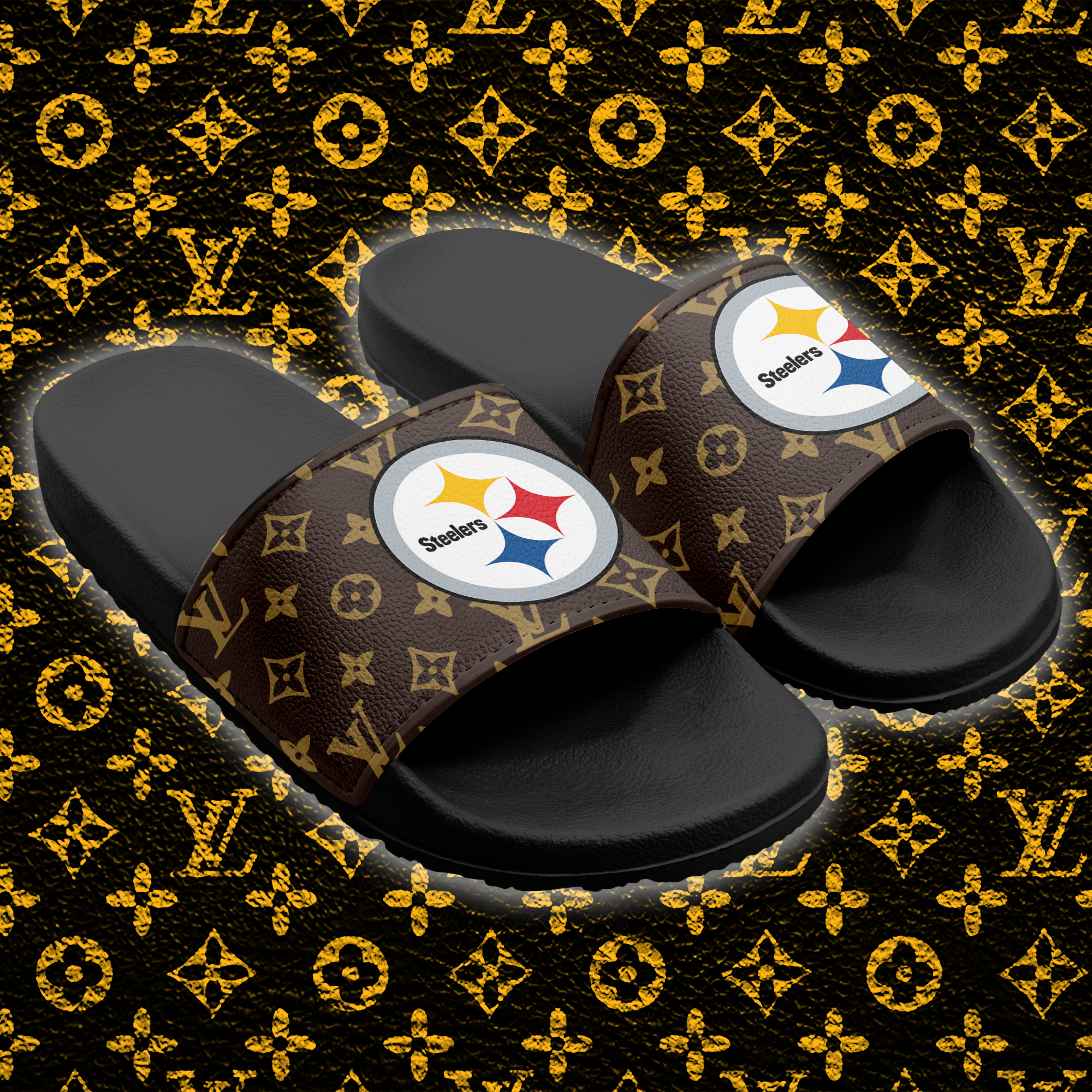 Pittsburgh Steelers Slide Sandals PT66276